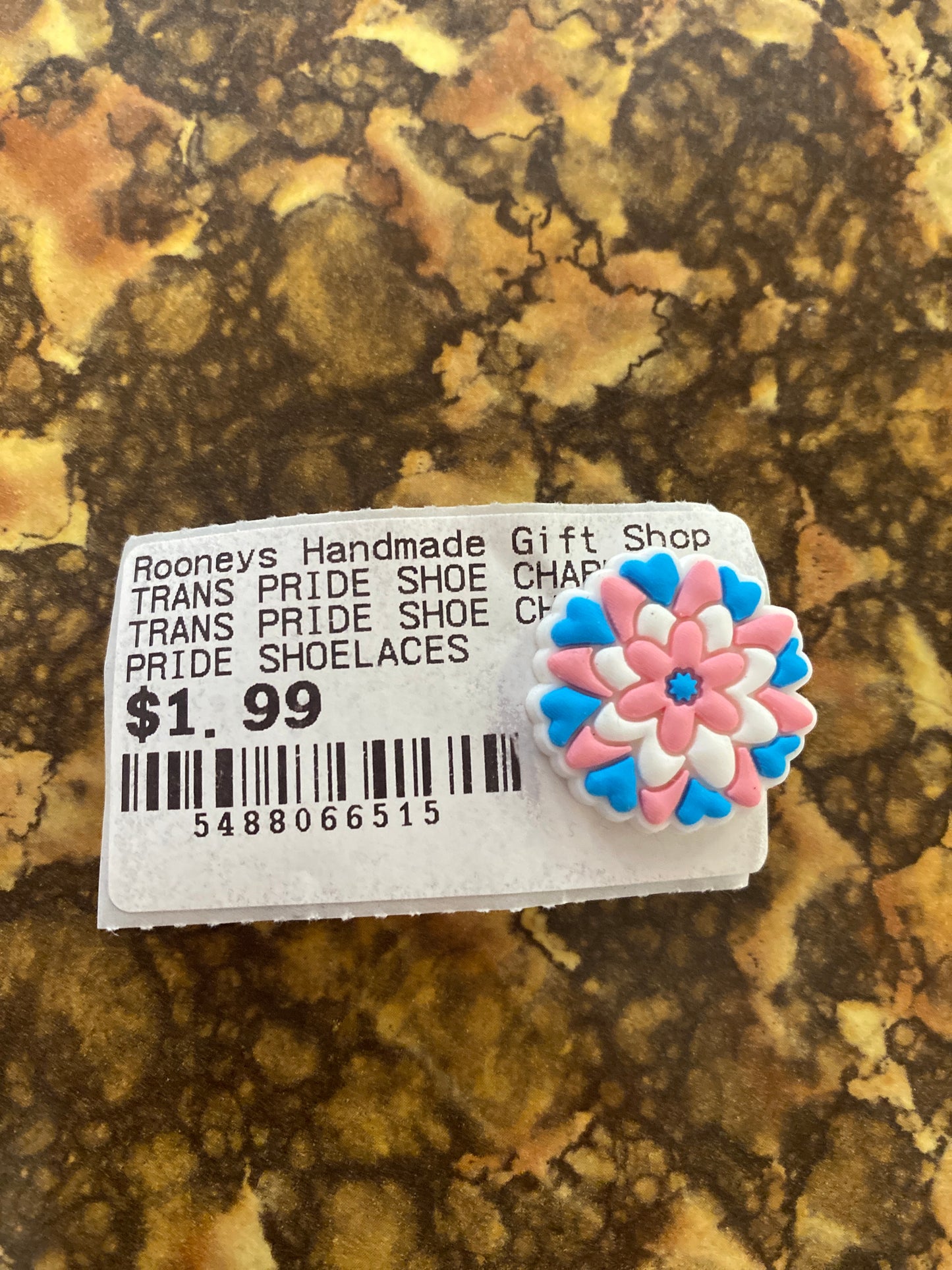 TRANS PRIDE SHOE CHARM
