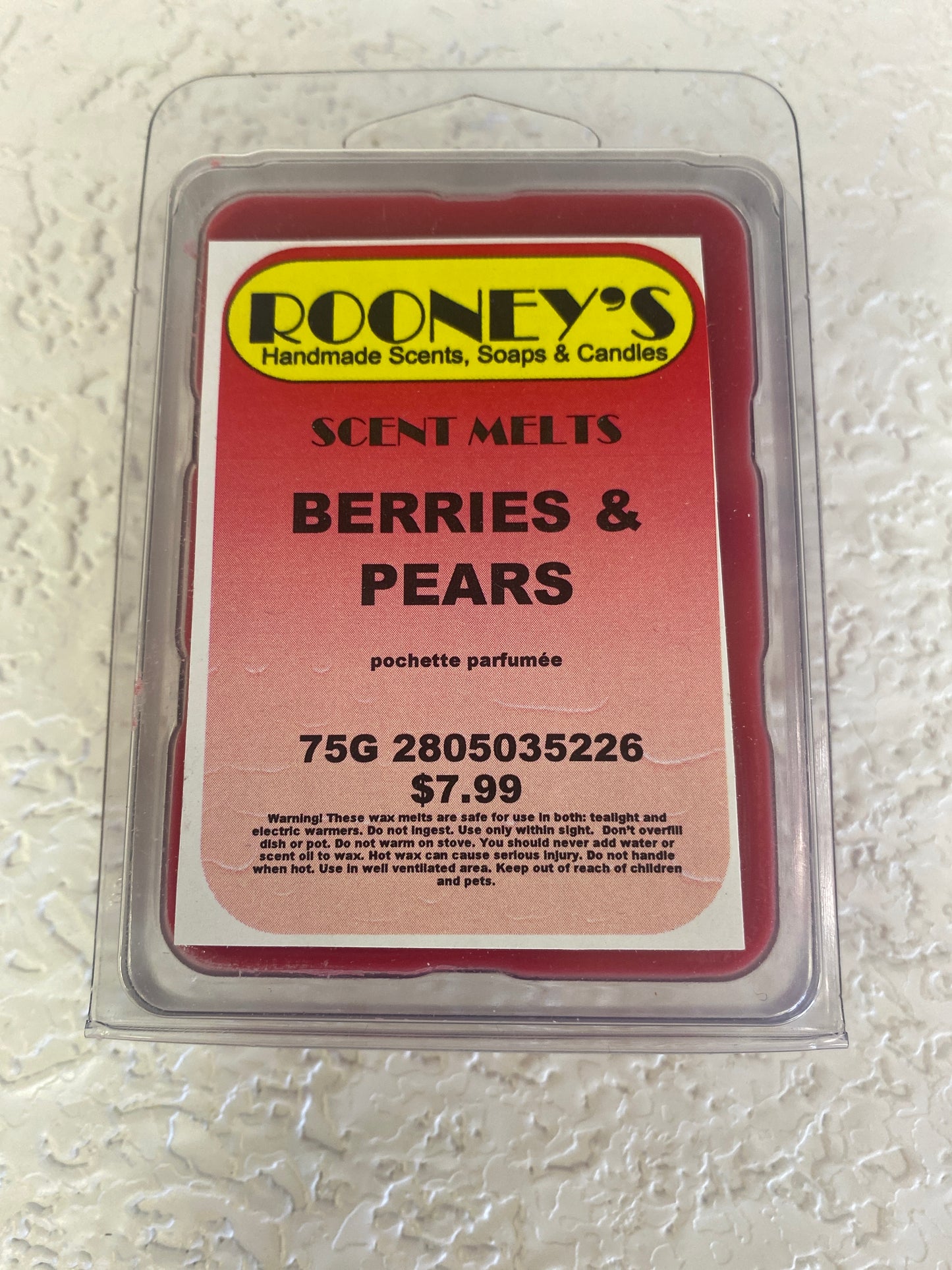 SCENT MELT BERRIES & PEARS