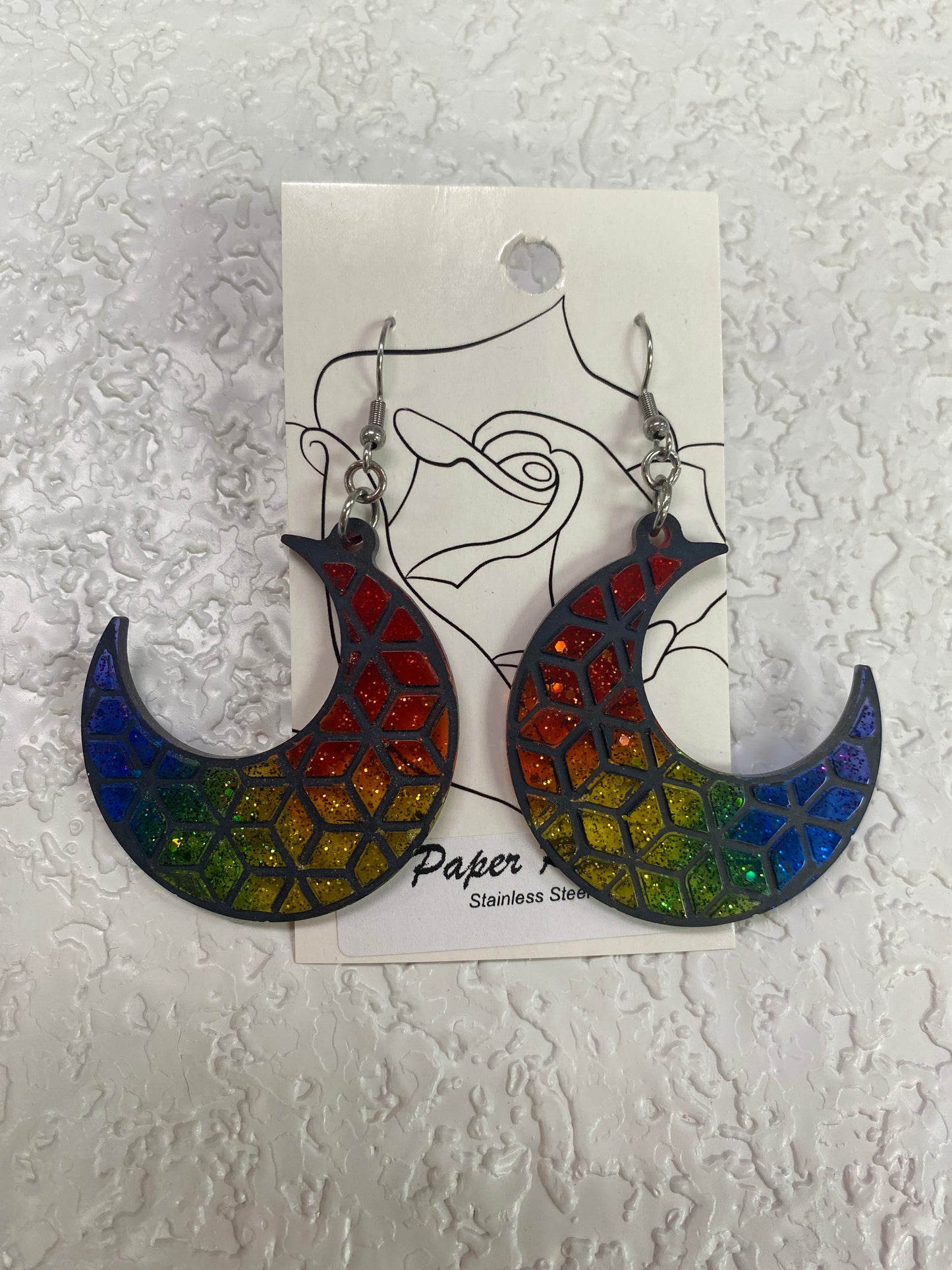PRIDE MOON EARRINGS