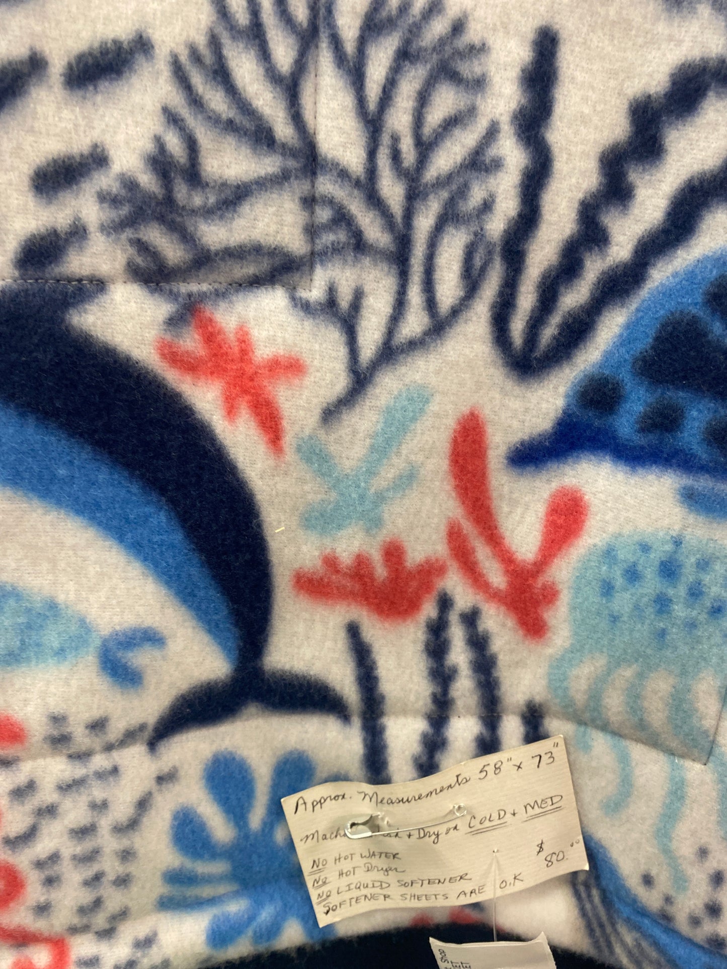 SEA LIFE FLEECE BLANKET