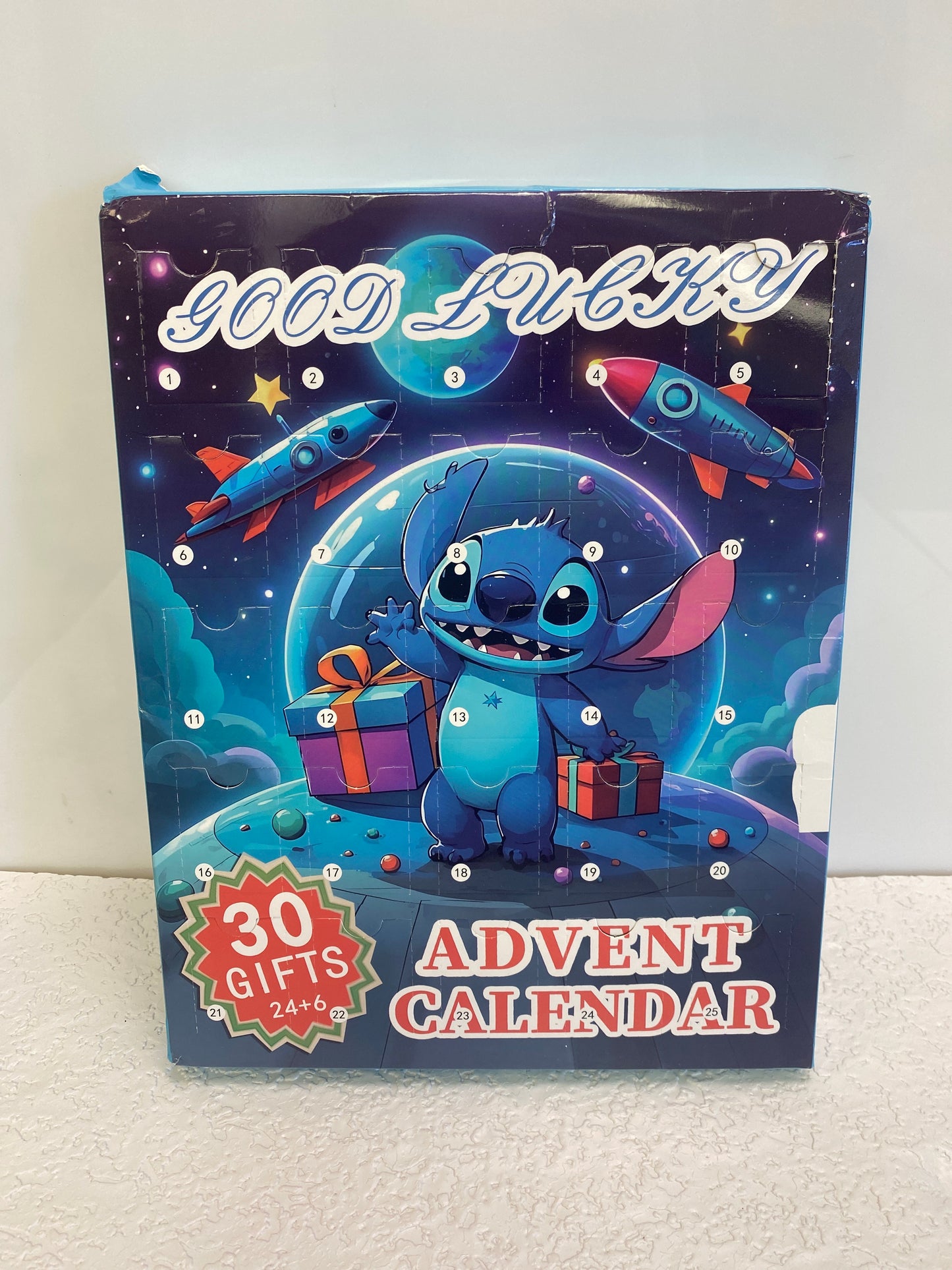STITCH SILICONE KEYCHAIN ADVENT CALENDAR