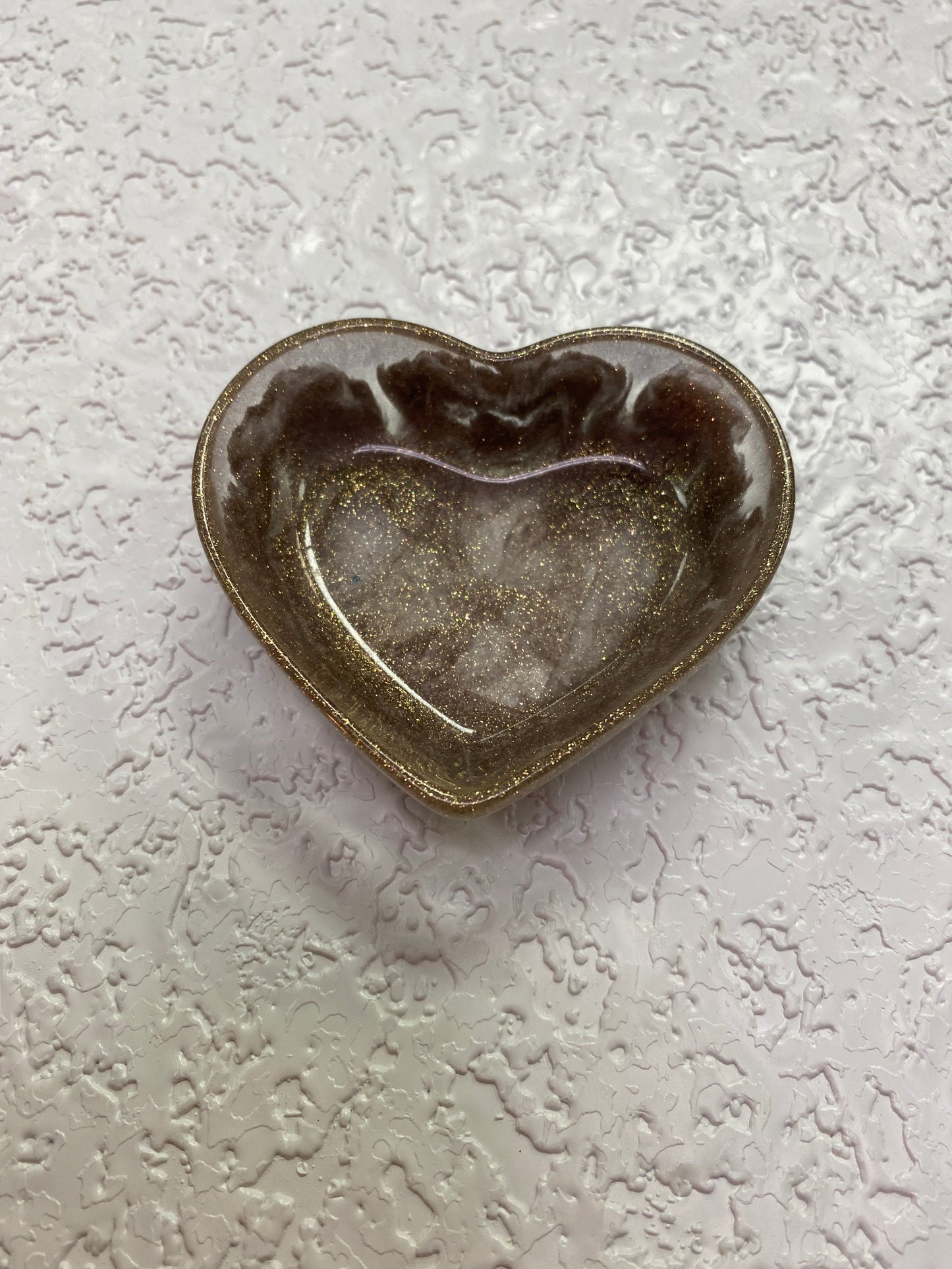 GOLD SHINE HEART BOWL