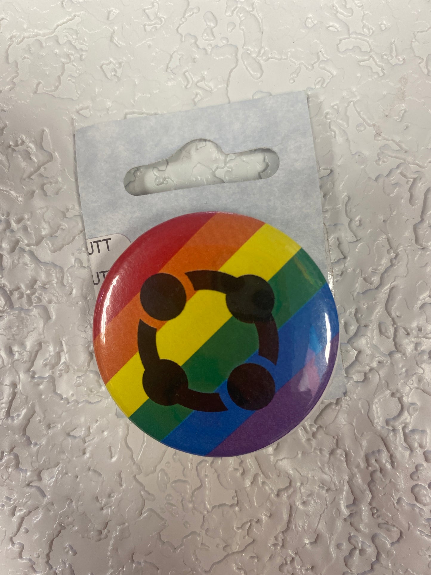 THE FETISH PRIDE FLAG BUTTON