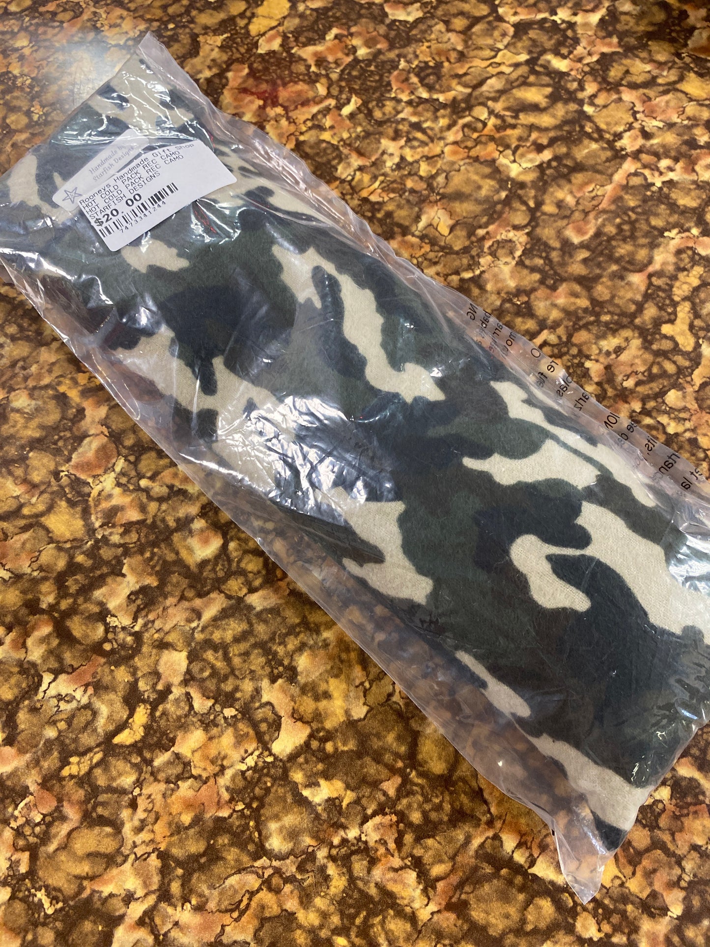 Hot cold pack rectangular camo