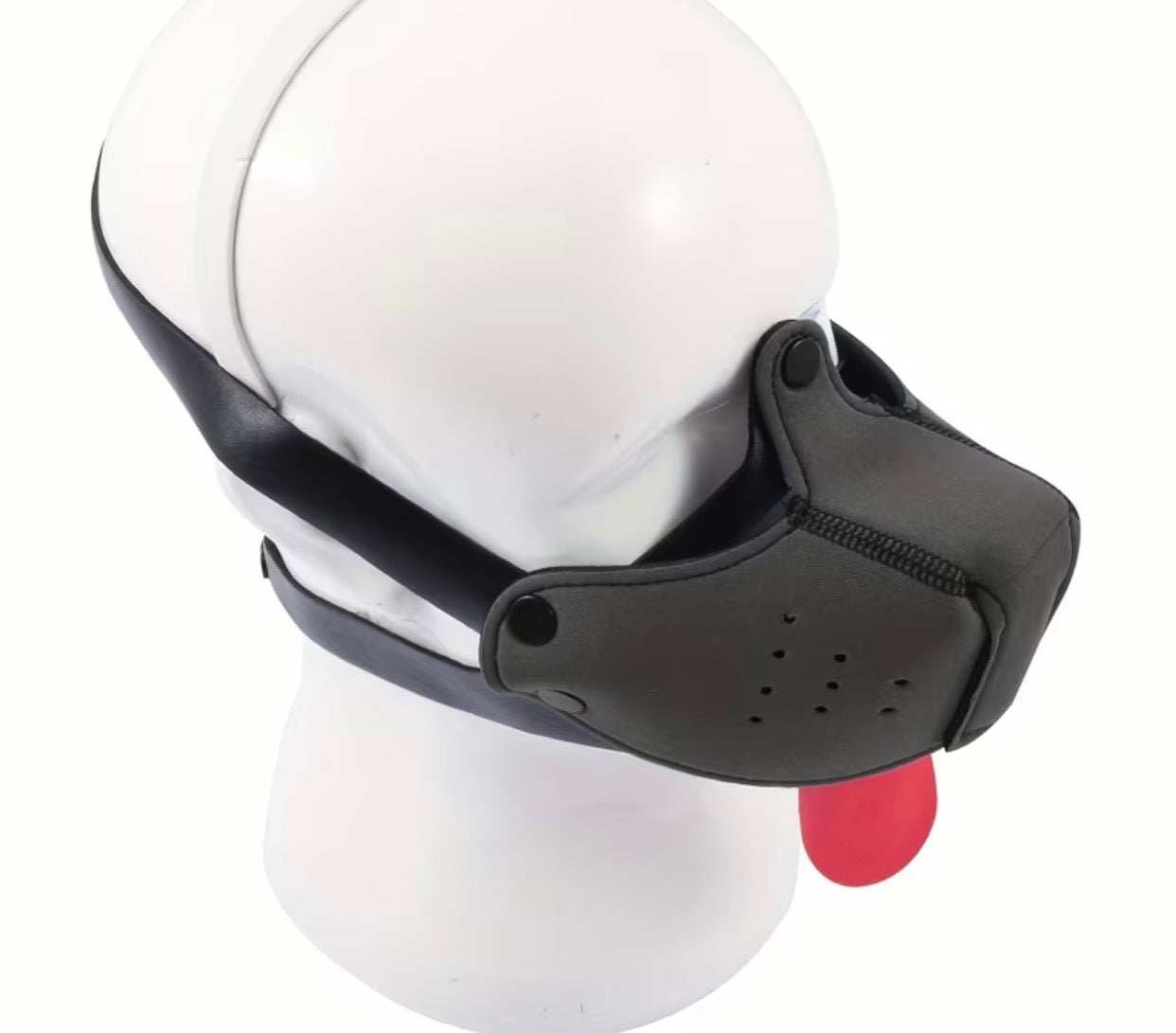 BLACK DOG HEAD MASK
