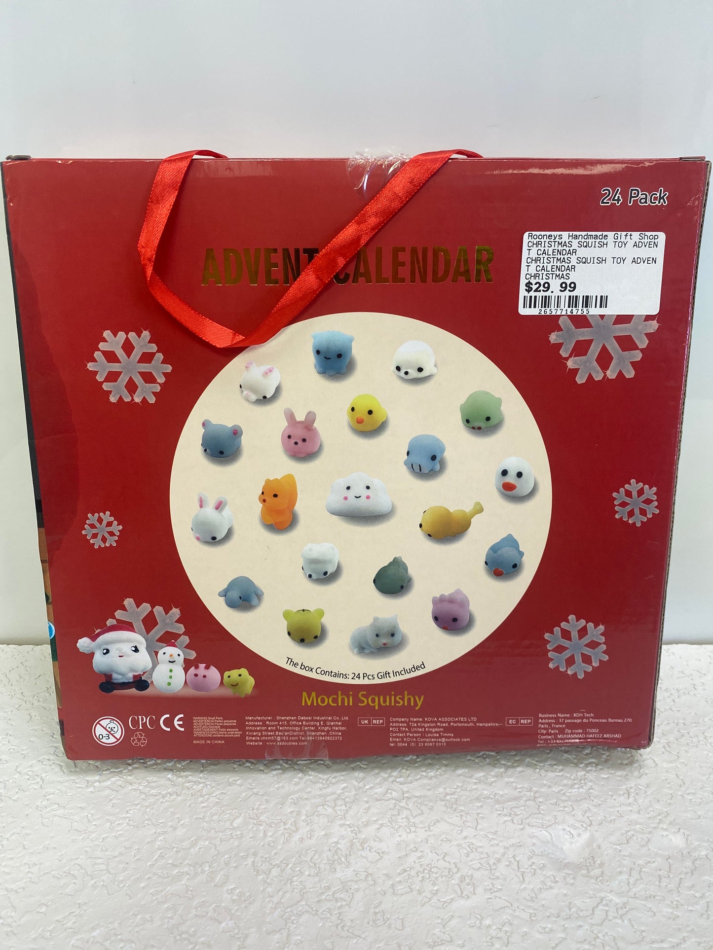 CHRISTMAS SQUISH TOY ADVENT CALENDAR