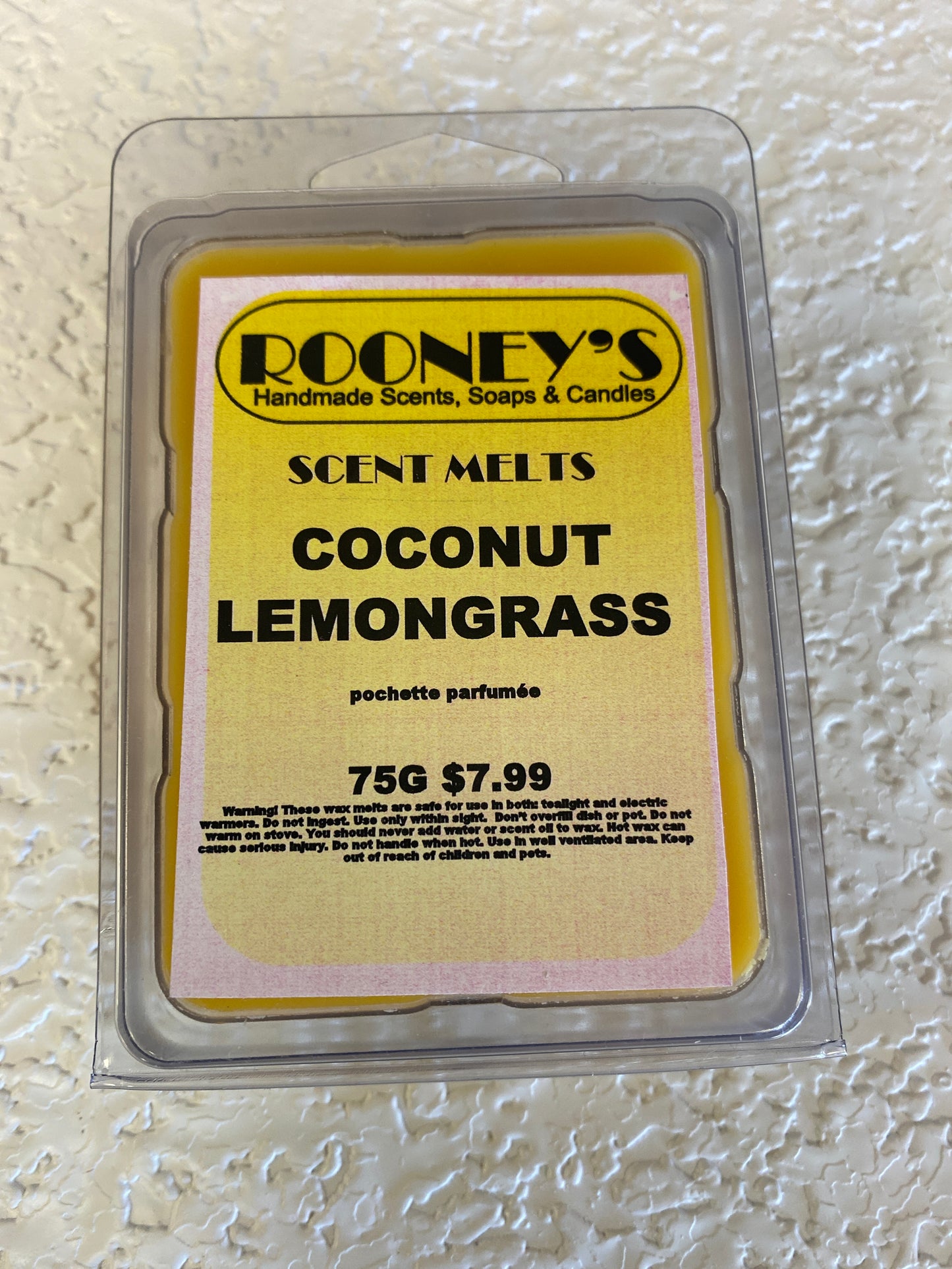 COCONUT LEMONGRASS SCENT MELT