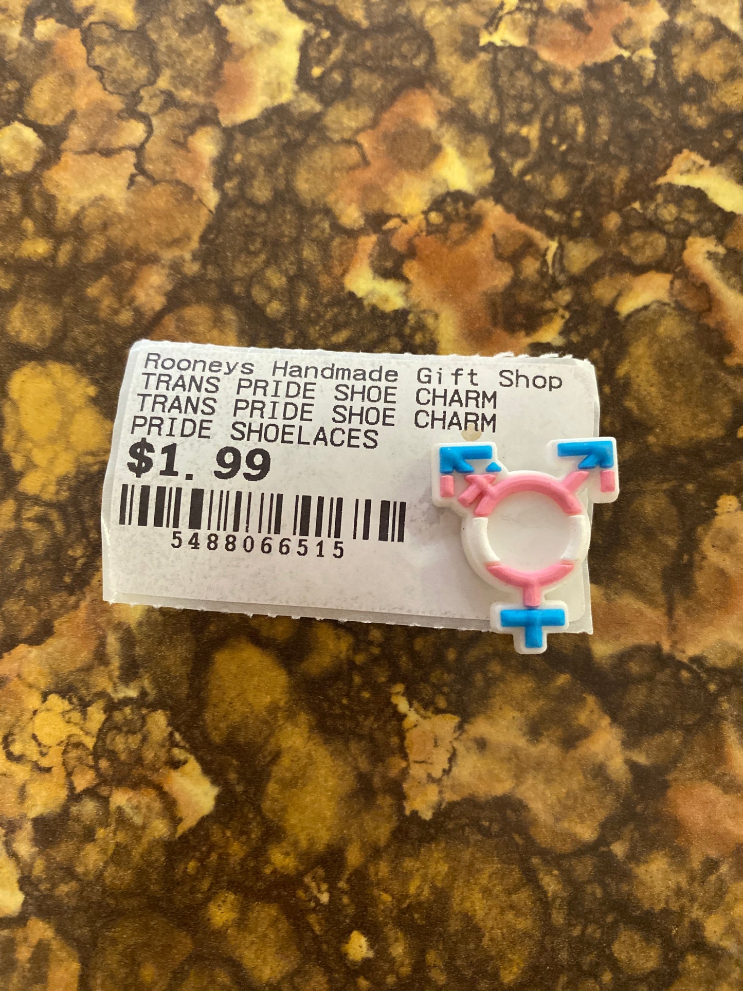 TRANS PRIDE SHOE CHARM