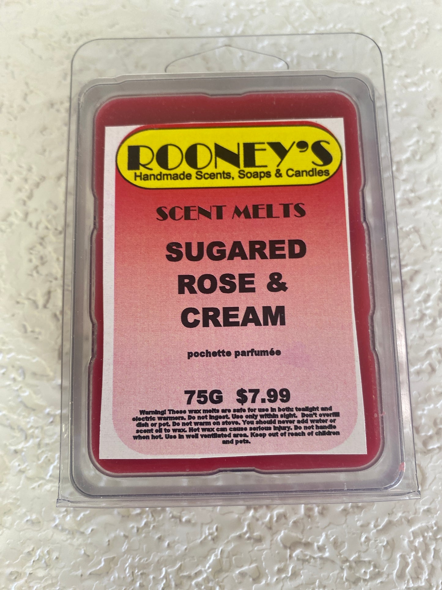 SUGARED ROSE & CREAM SCENT MELTS