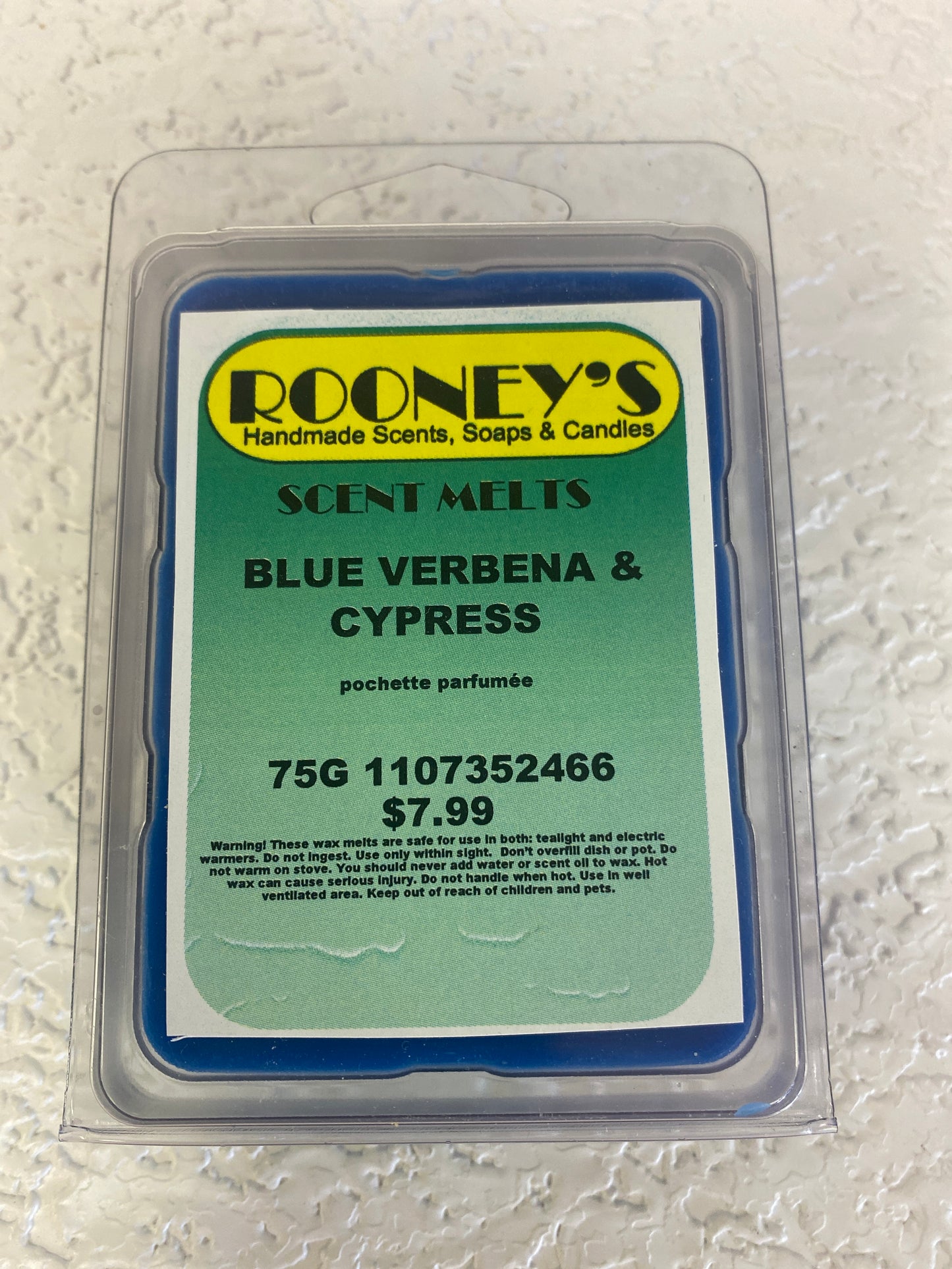 SCENT MELT BLUE VERBENA & CYPRESS