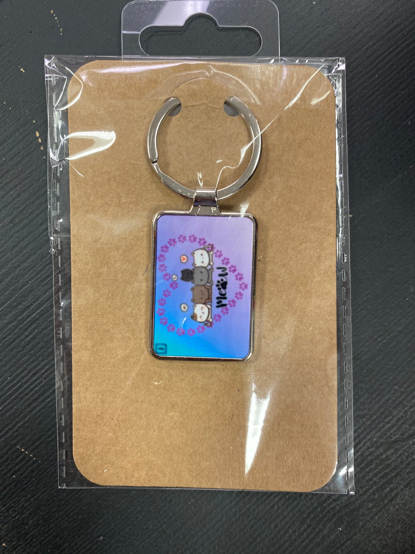 CAT MEOW KEYCHAIN