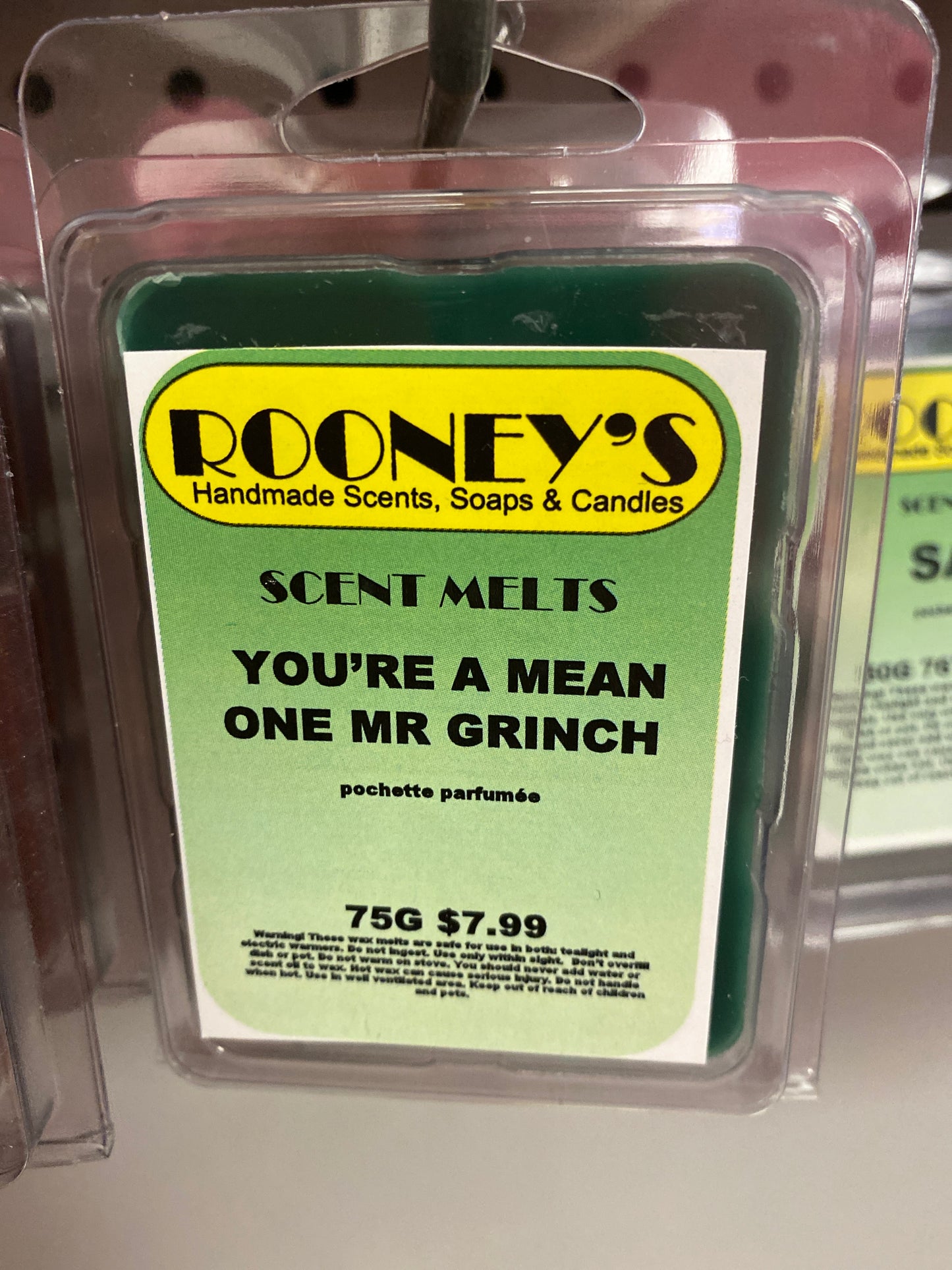 YOU’RE A MEAN ONE MR GRINCH SCENT MELTS