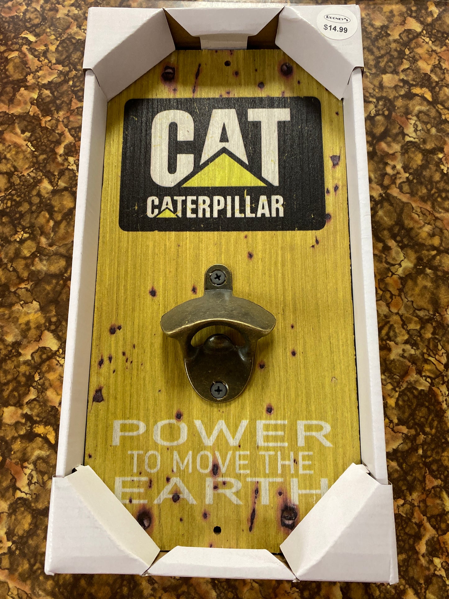 WOOD SIGN BOTTLE OPENER