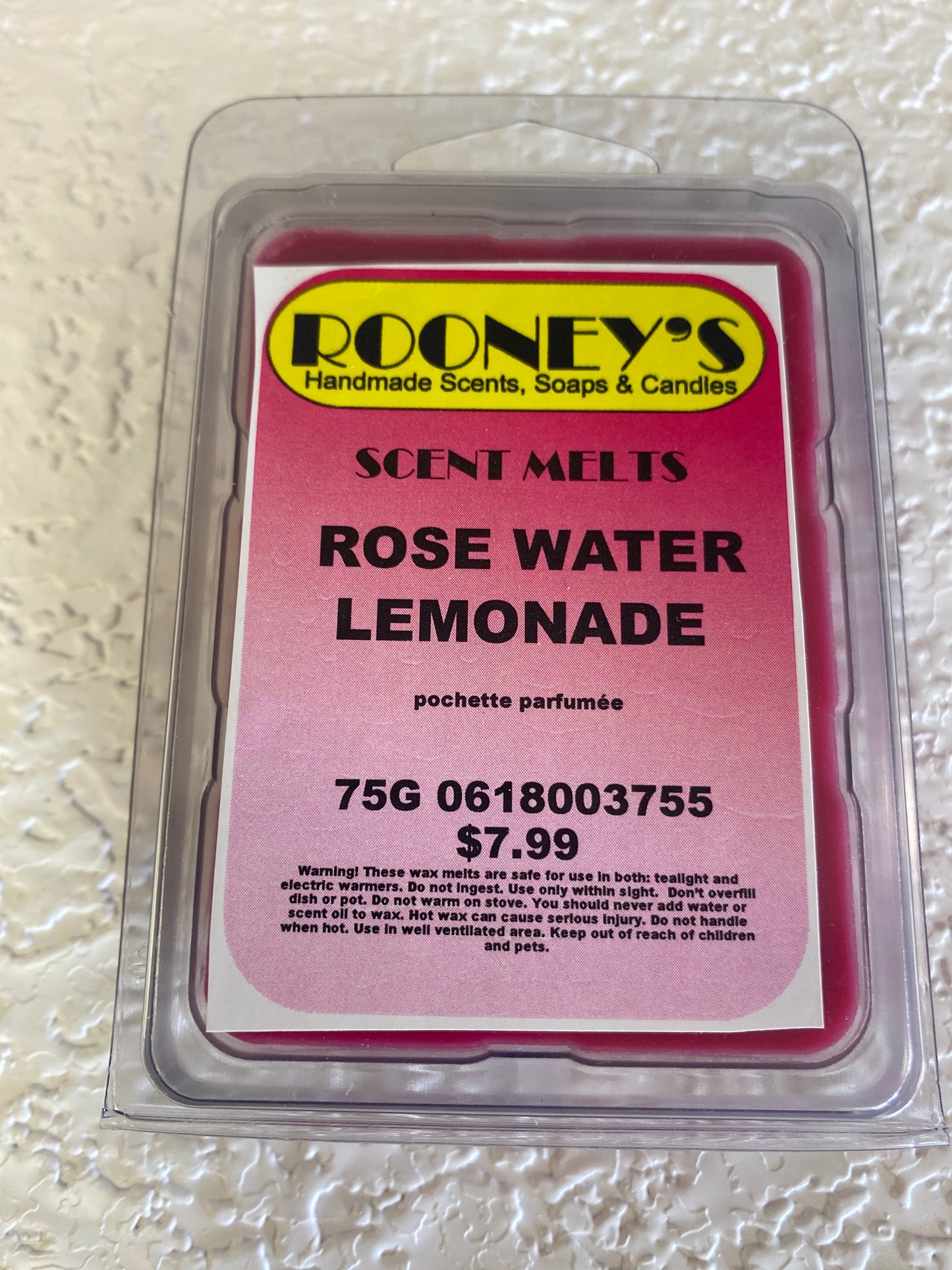SCENT MELT ROSE WATER LEMONADE