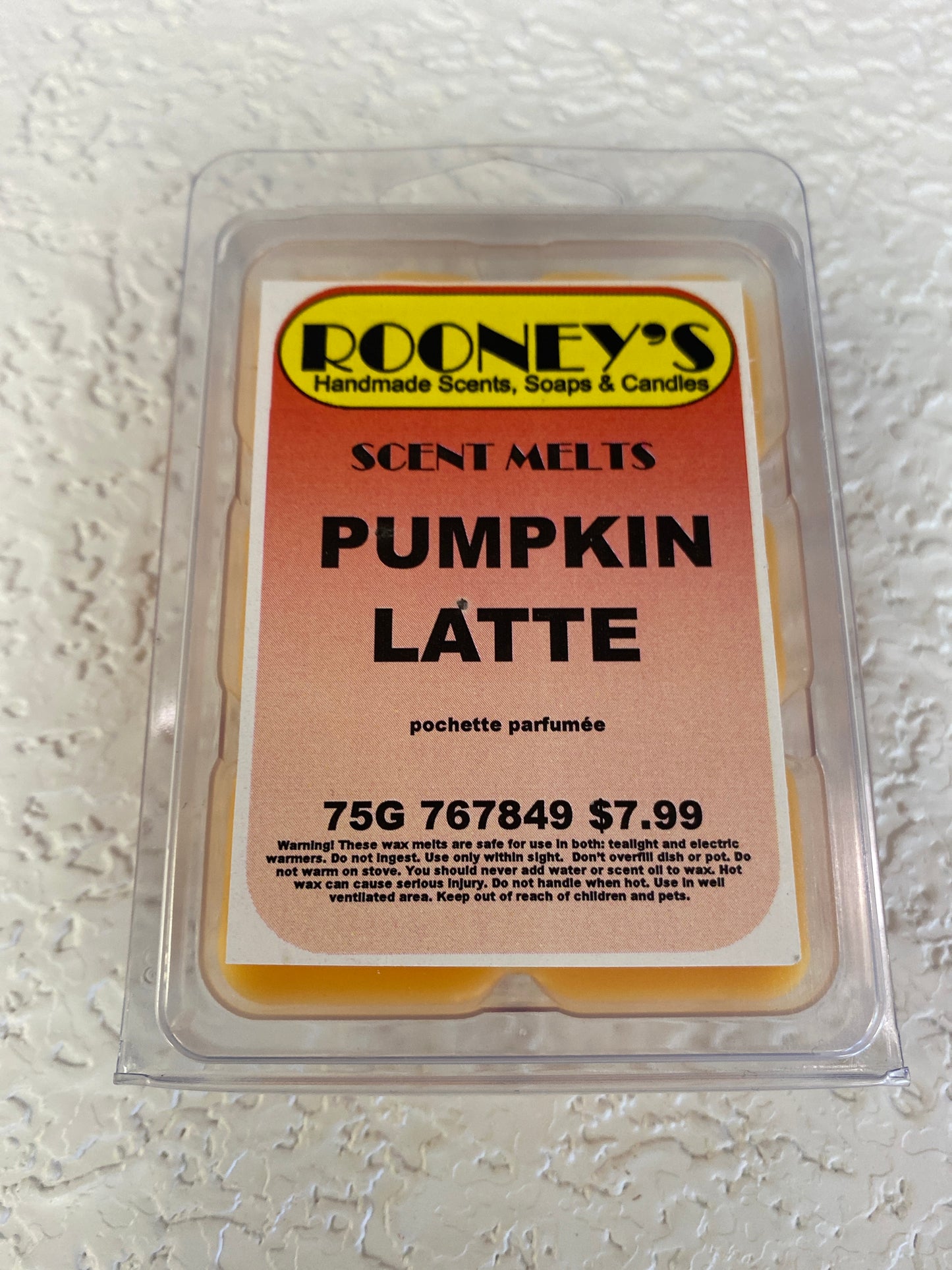 PUMPKIN LATTE SCENT MELT