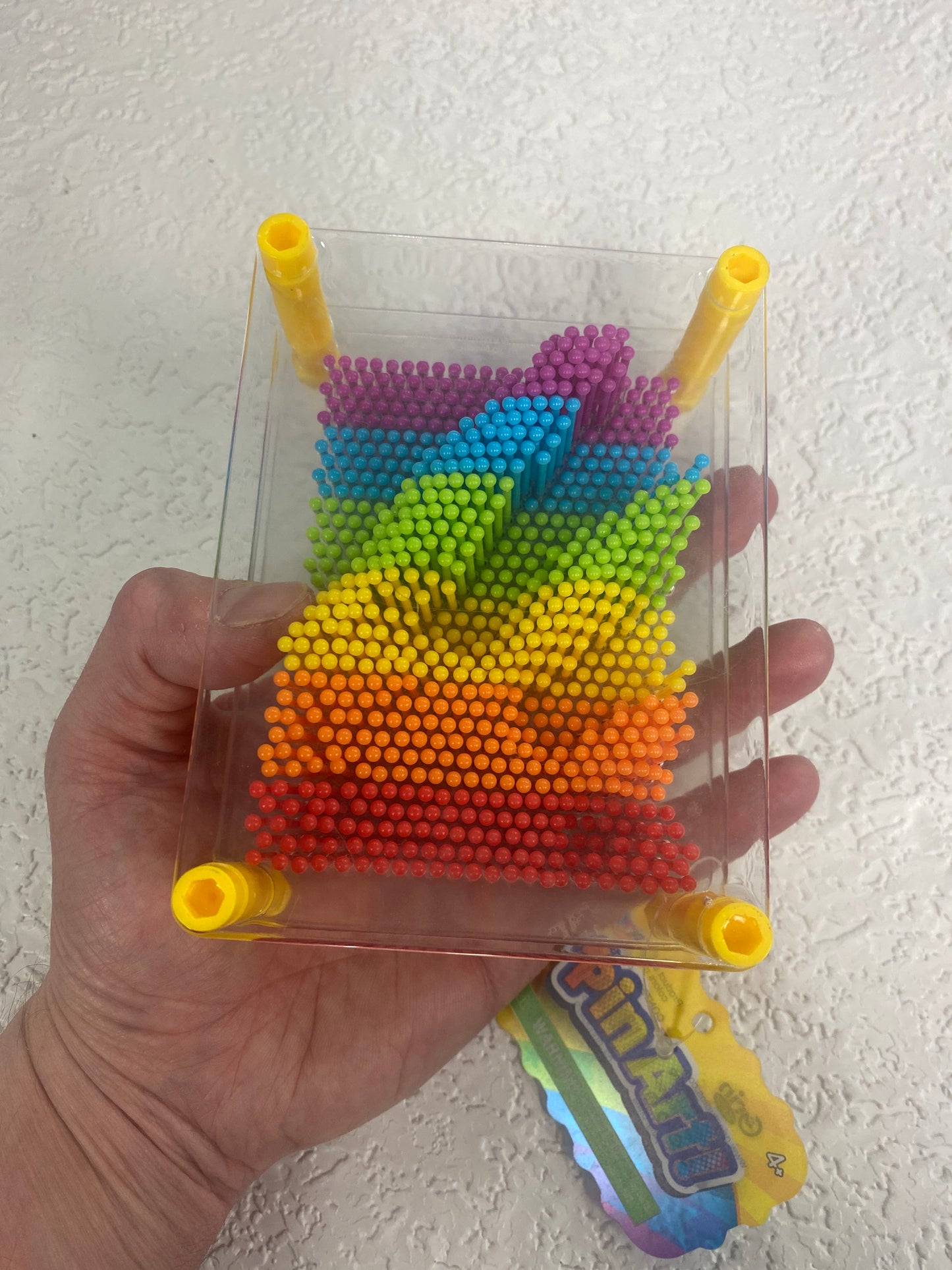 RAINBOW PIN ART