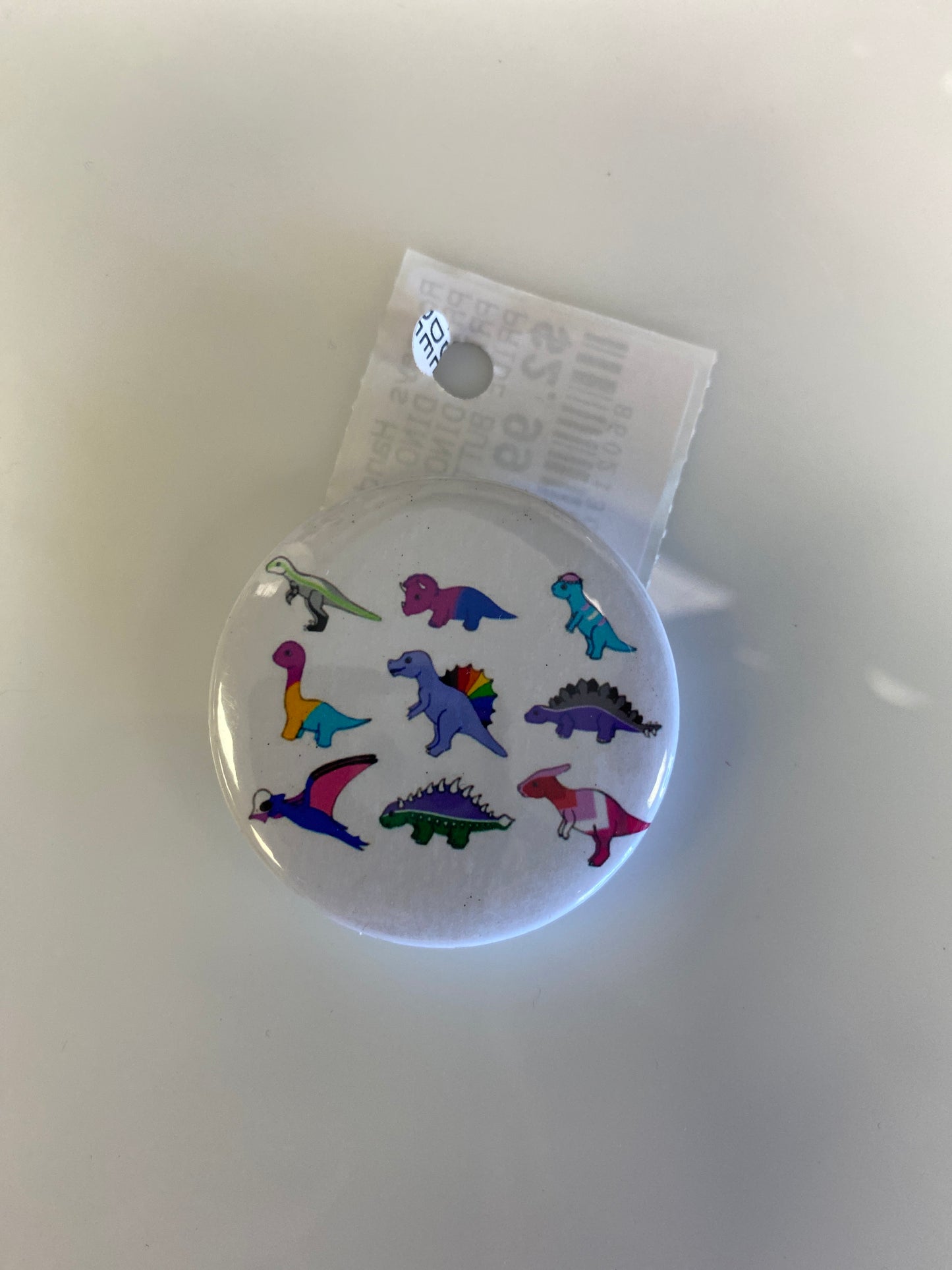 PRIDE DINO BUTTON