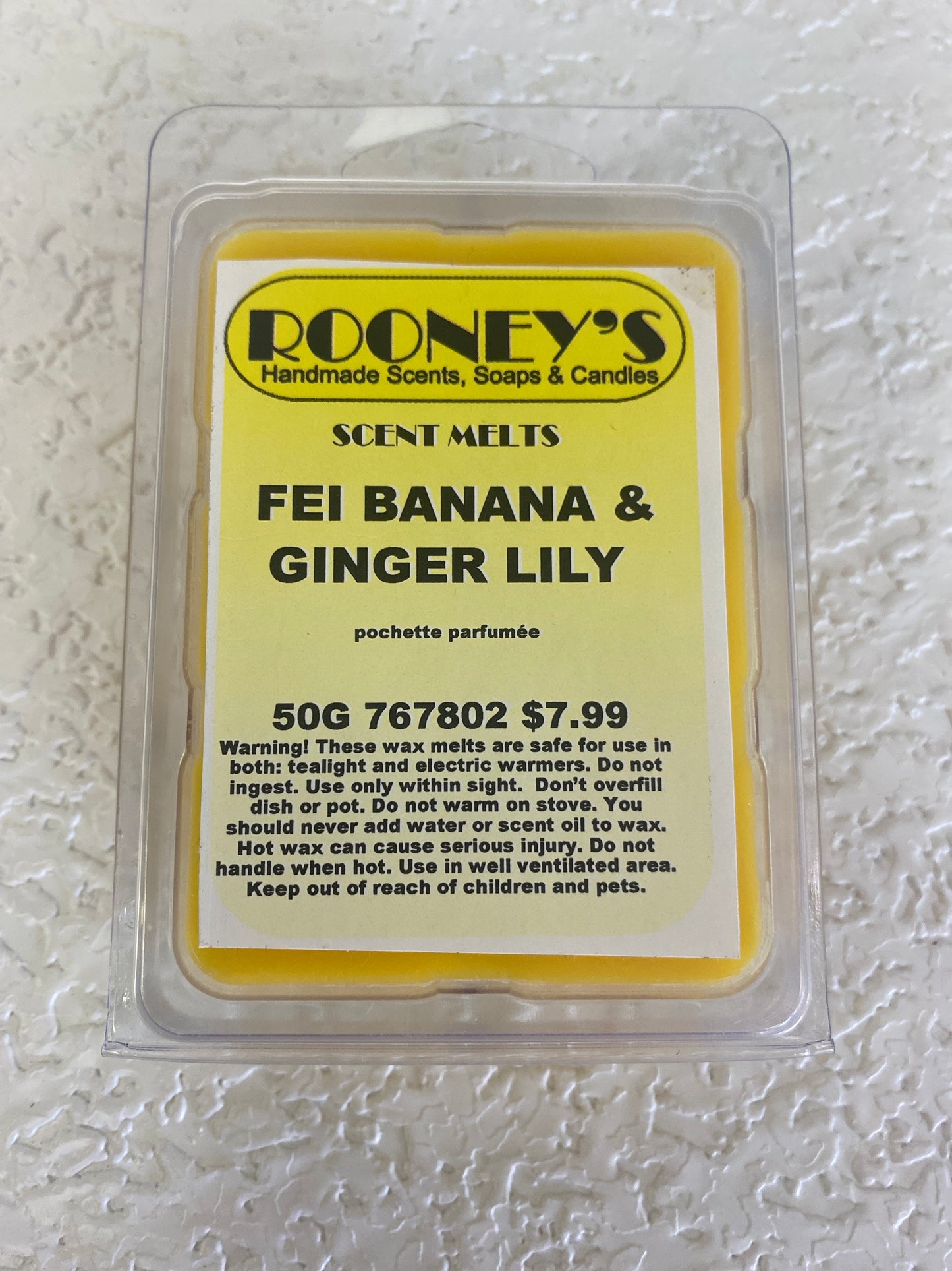 FEI BANANA & GINGER LILY SCENT MELTS