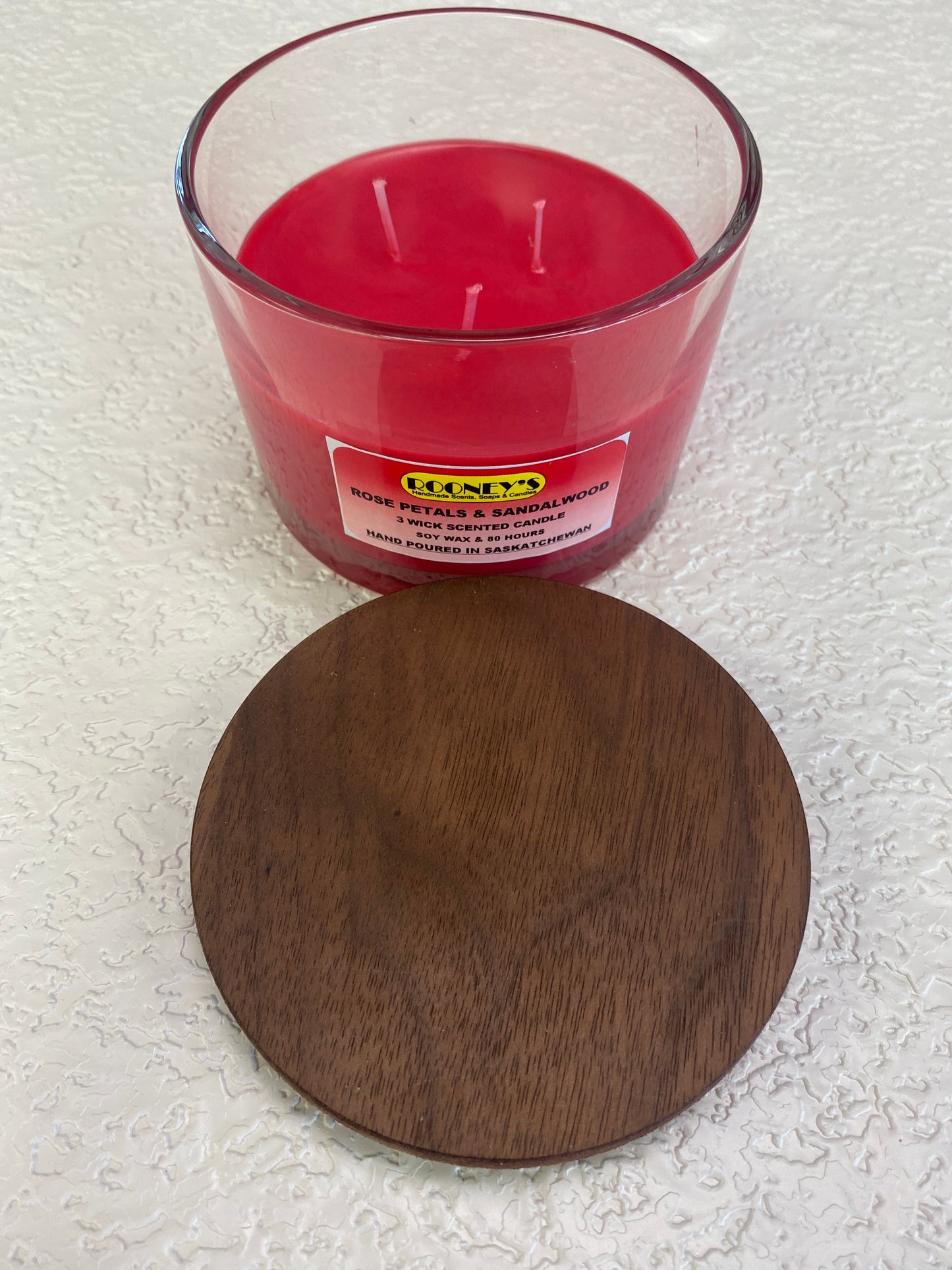 ROSE PETALS & SANDALWOOD CANDLE 350G