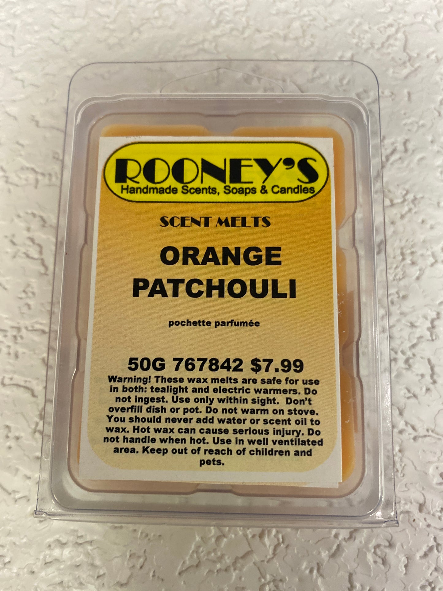 ORANGE PATCHOULI SCENT MELT