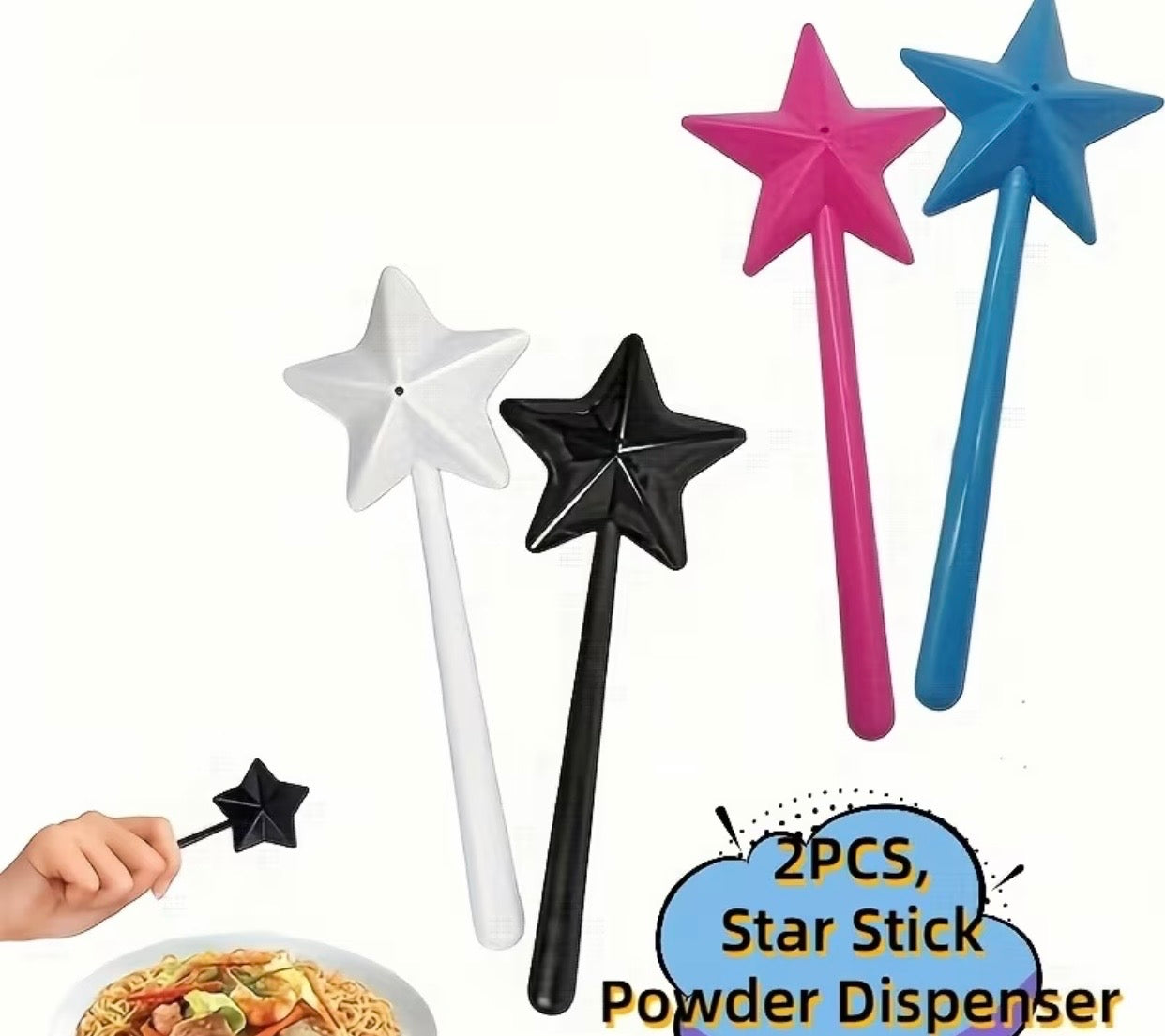 PINK & BLUE SALT AND PEPPER WANDS