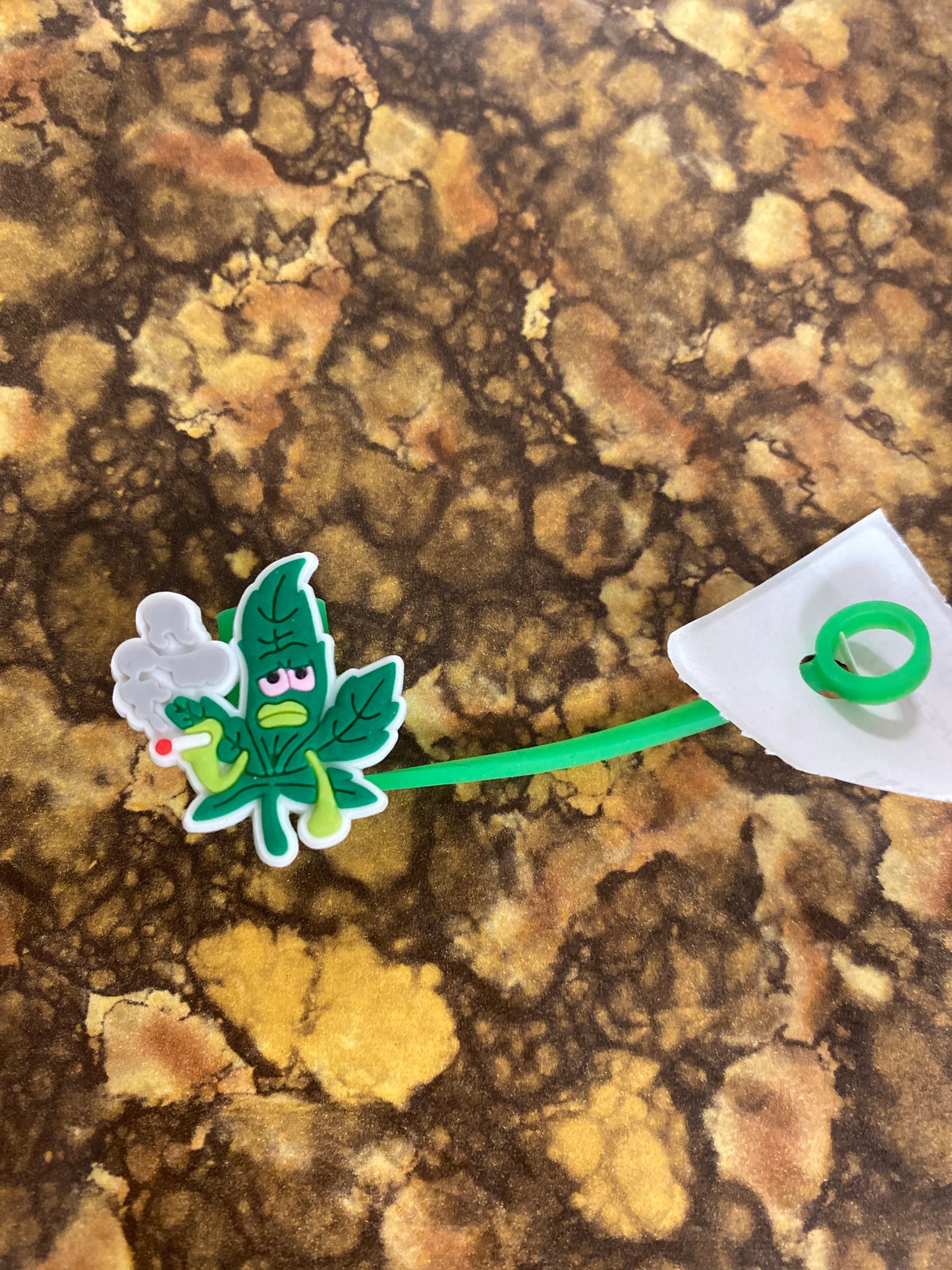 POT THEMED STRAW COVER