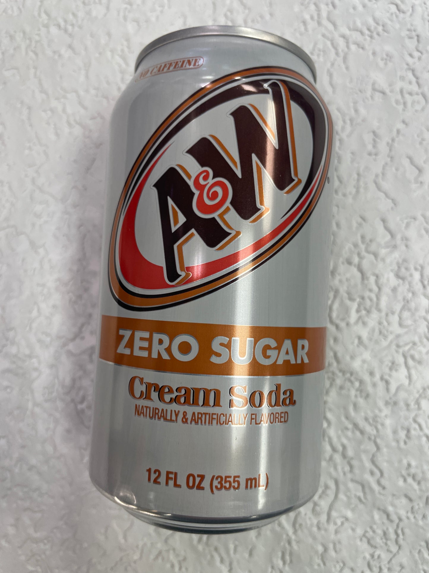 A&W CREAM SODA ZERO SINGLE CAN