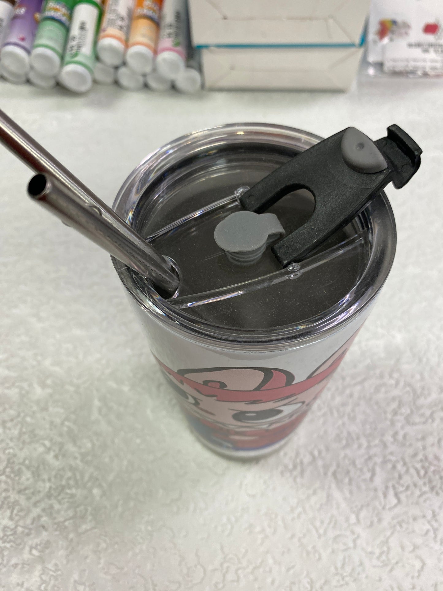 20OZ STAINLESS STEEL CUP LABUBU CAR DRUM