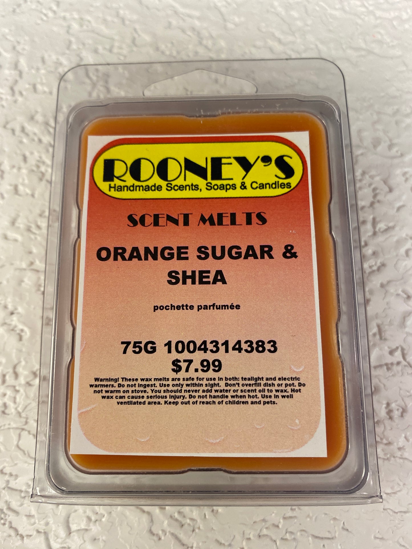 SCENT MELT ORANGE SUGAR & SHEA