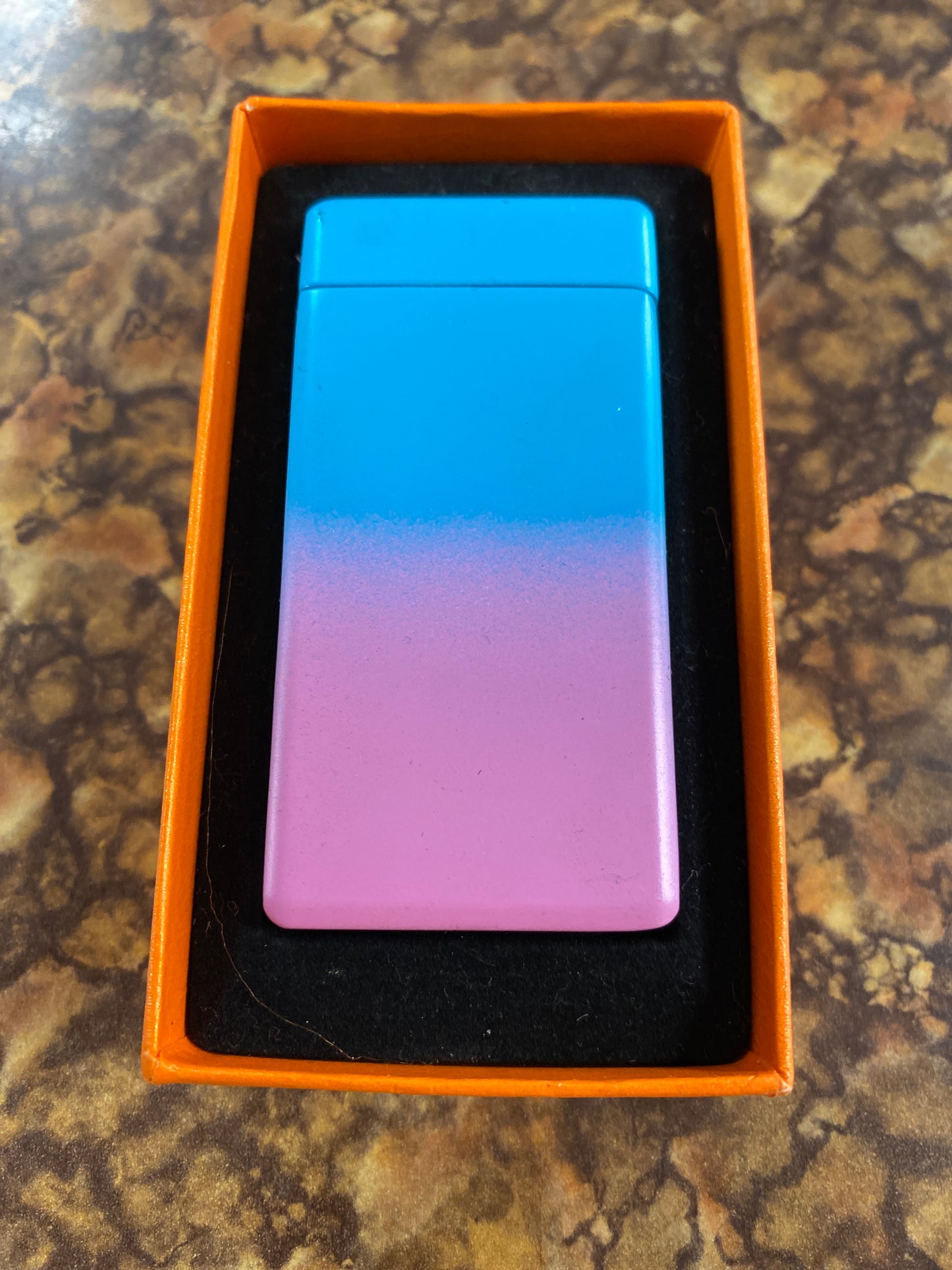 WIND PROOF LIGHTER PINK BLUE