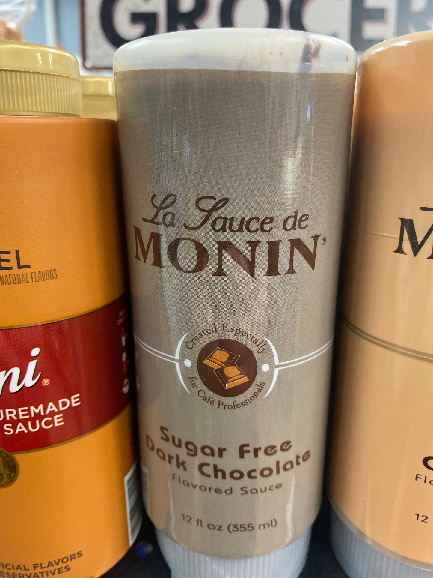 MONIN SUGAR FREE DARK CHOC SAUCE