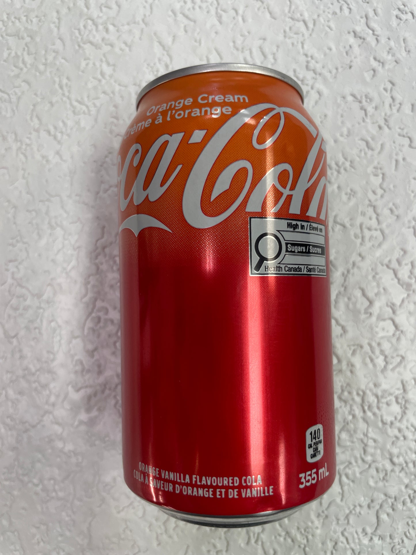 COCA COLA ORANGE CREAM SINGLE CAN