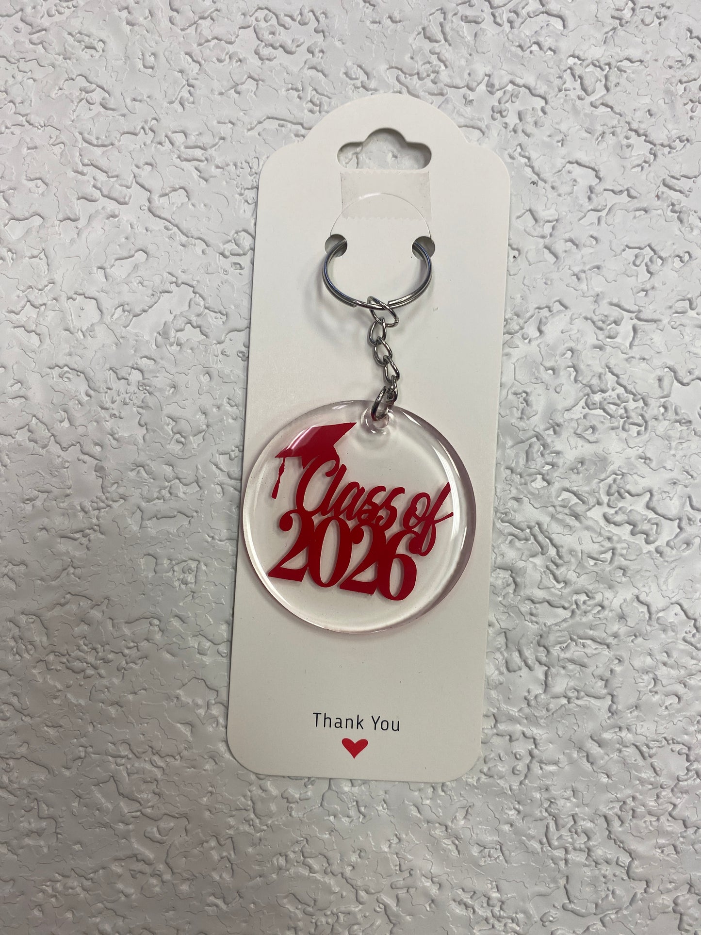 KEYCHAIN CLASS OF 2026 RED