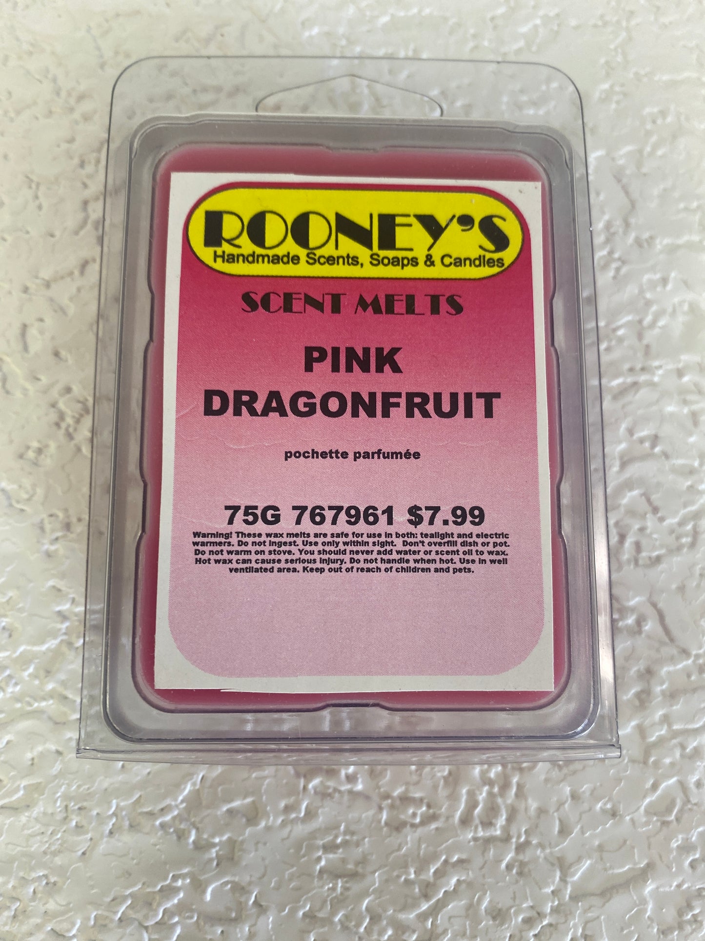 PINK DRAGONFRUIT SCENT MELT