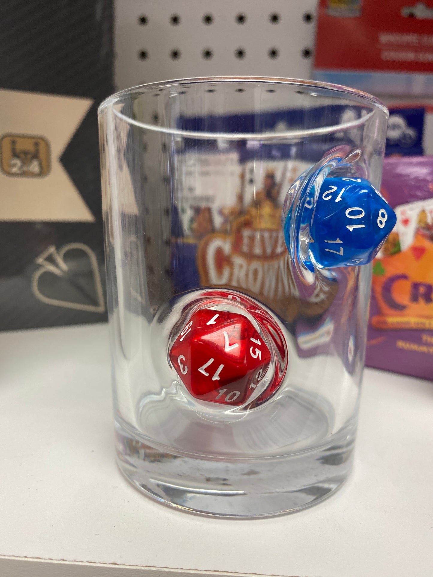 MULTI SIDED DICE WHISKY GLASS
