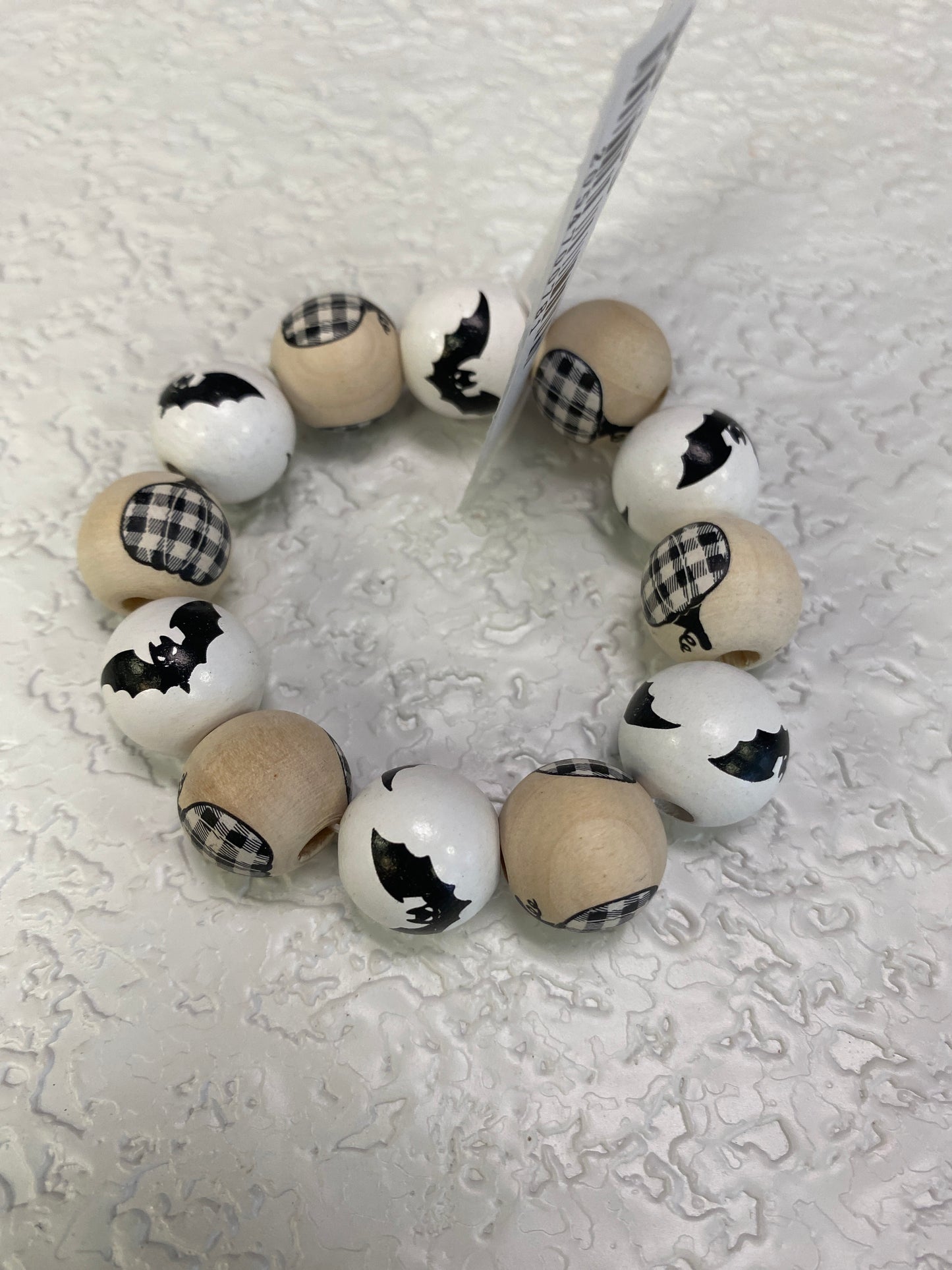 BAT & PUMPKIN PLAID BRACELET