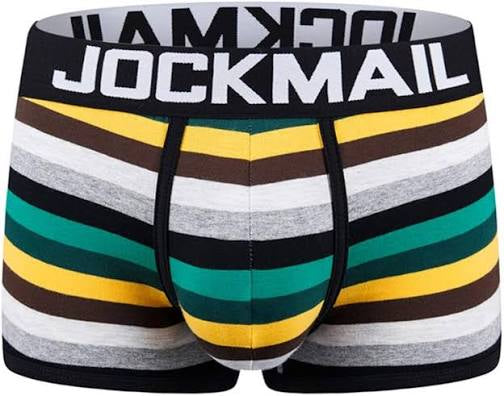 JOCKMAIL GREEN YELLOW STRIPED UNDERWEAR