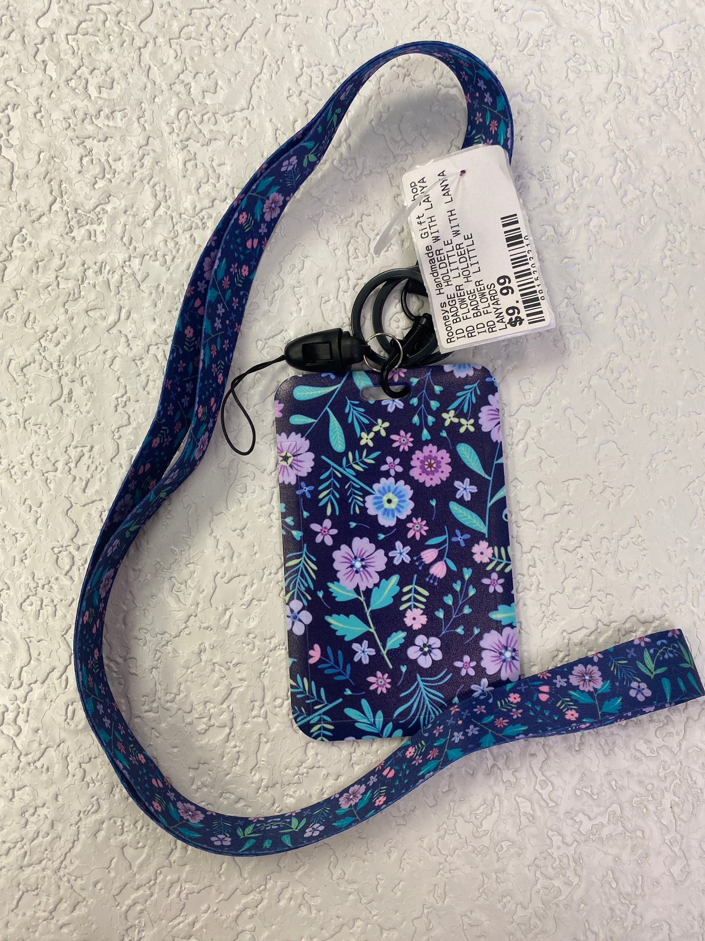 ID BADGE HOLDER WITH LANYARD FLOWER LITTLE