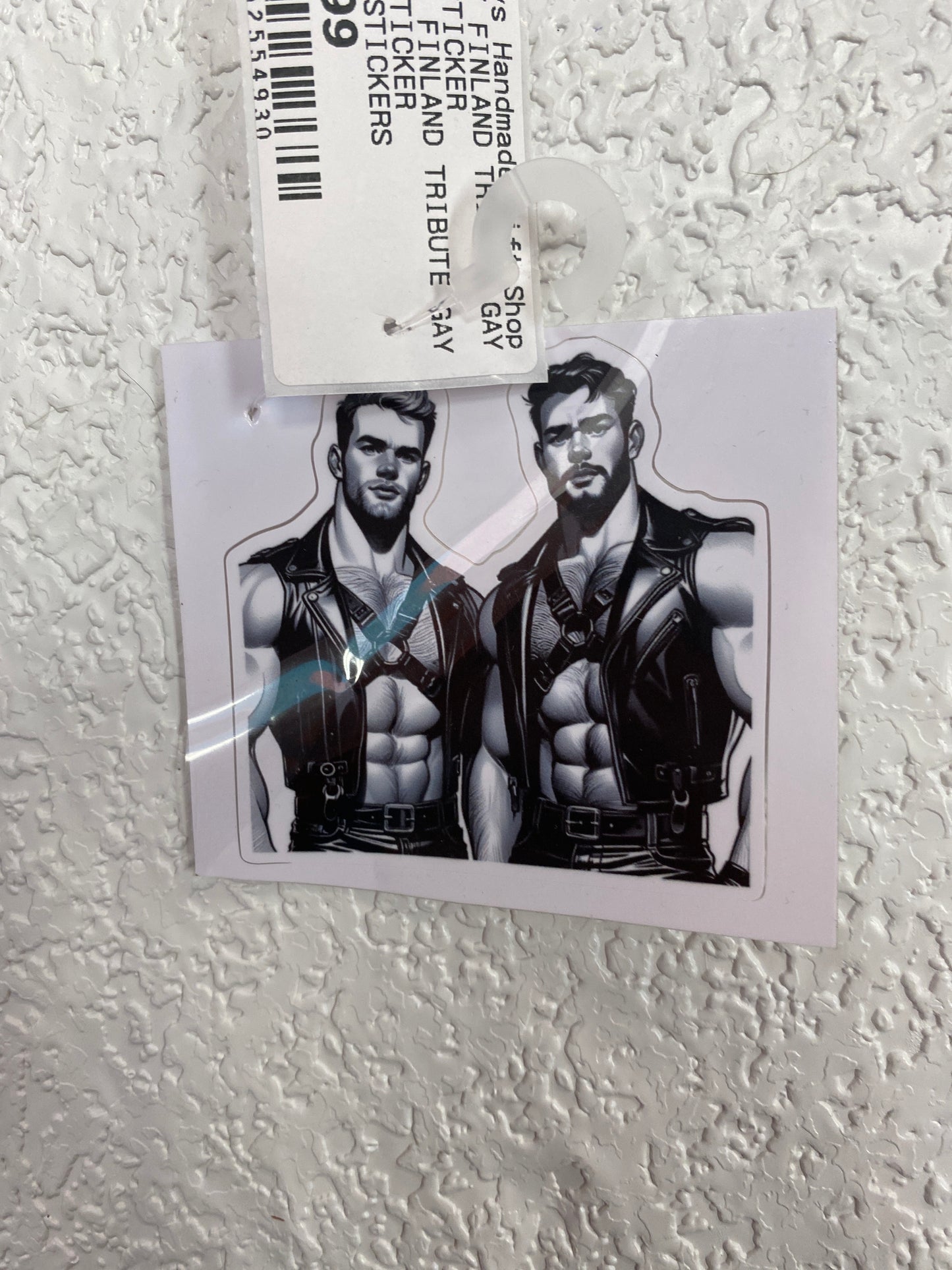 TOM OF FINLAND TRIBUTE GAY DADS STICKER