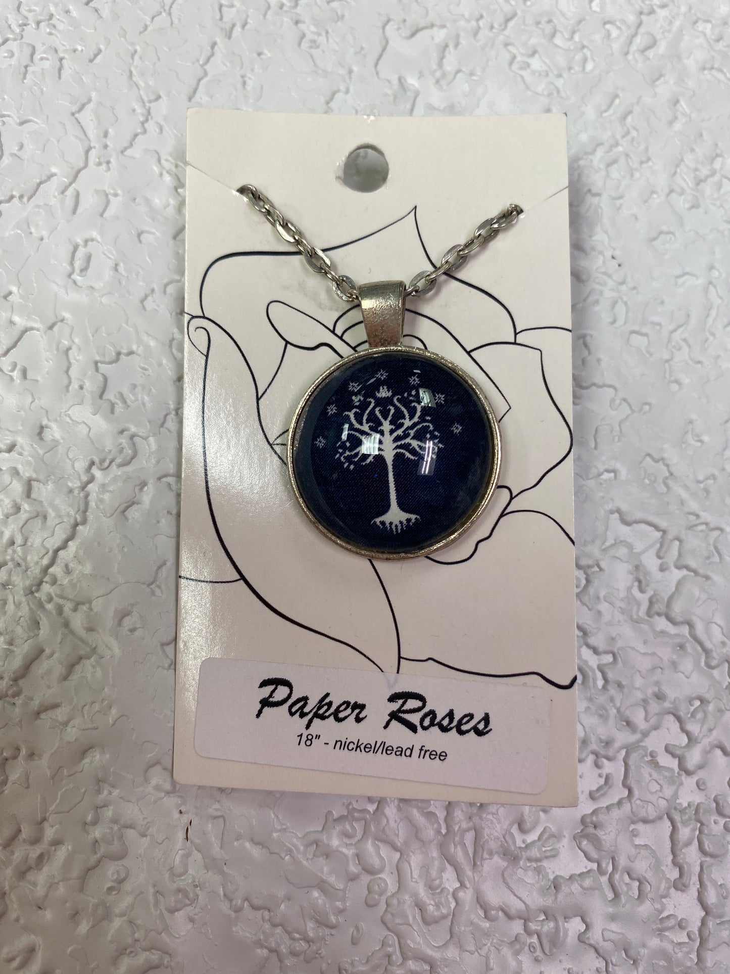 TREE SILVER NECKLACE
