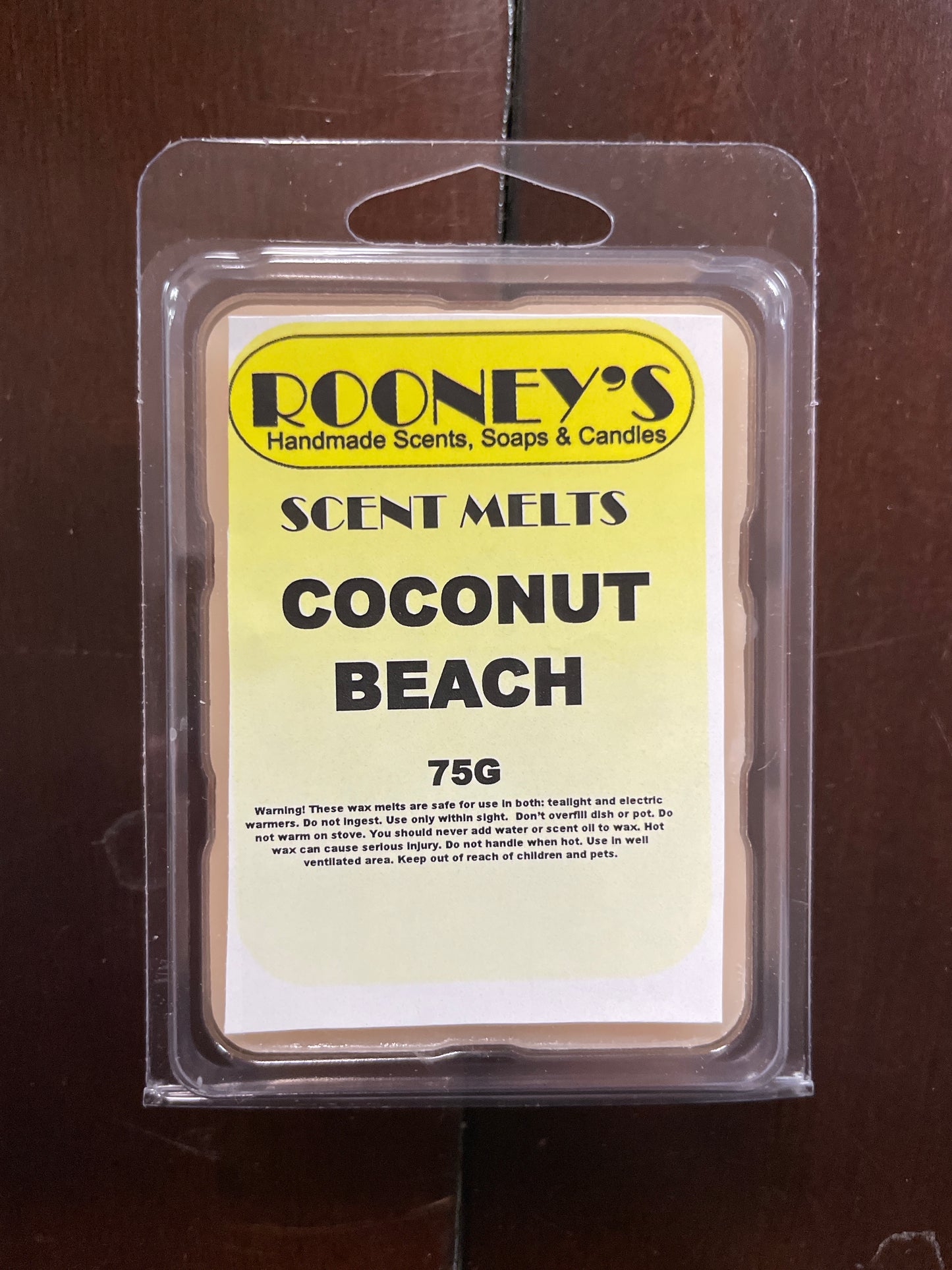 SCENTED WAX MELTS COCONUT BEACH