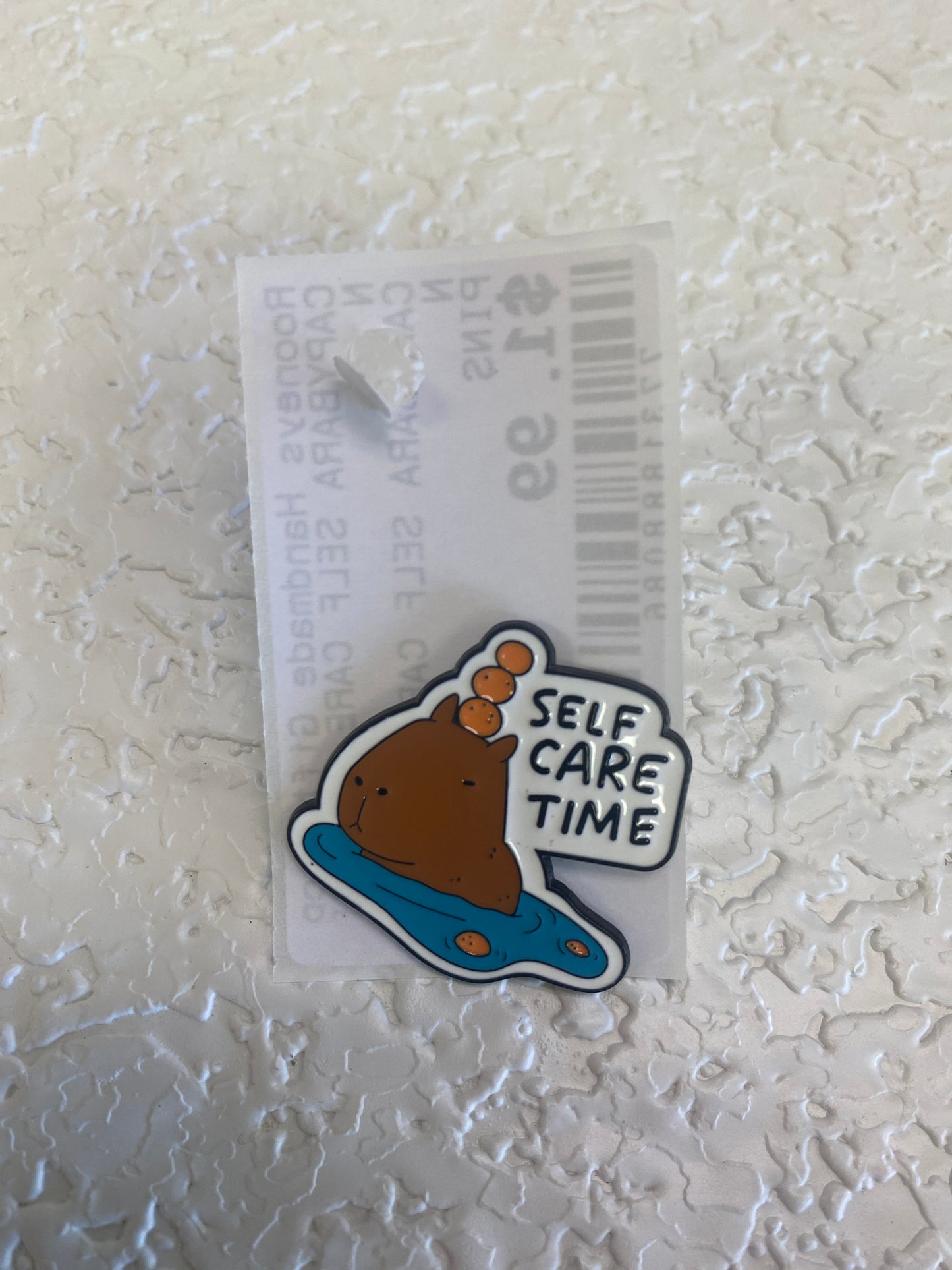 CAPYBARA SELF CARE TIME PIN