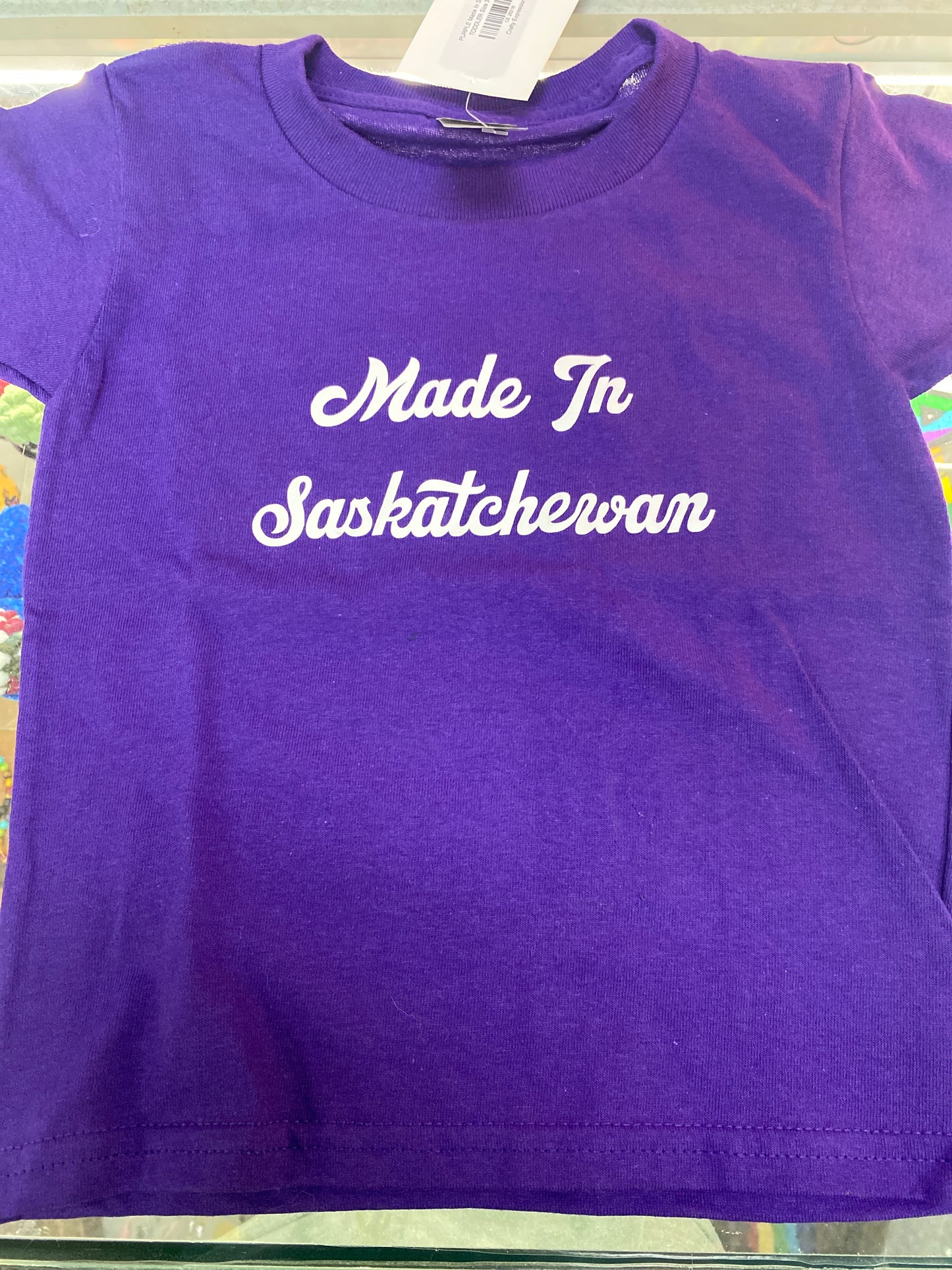 PURPLE MADE IN SASK TODDLER SIZE 3T