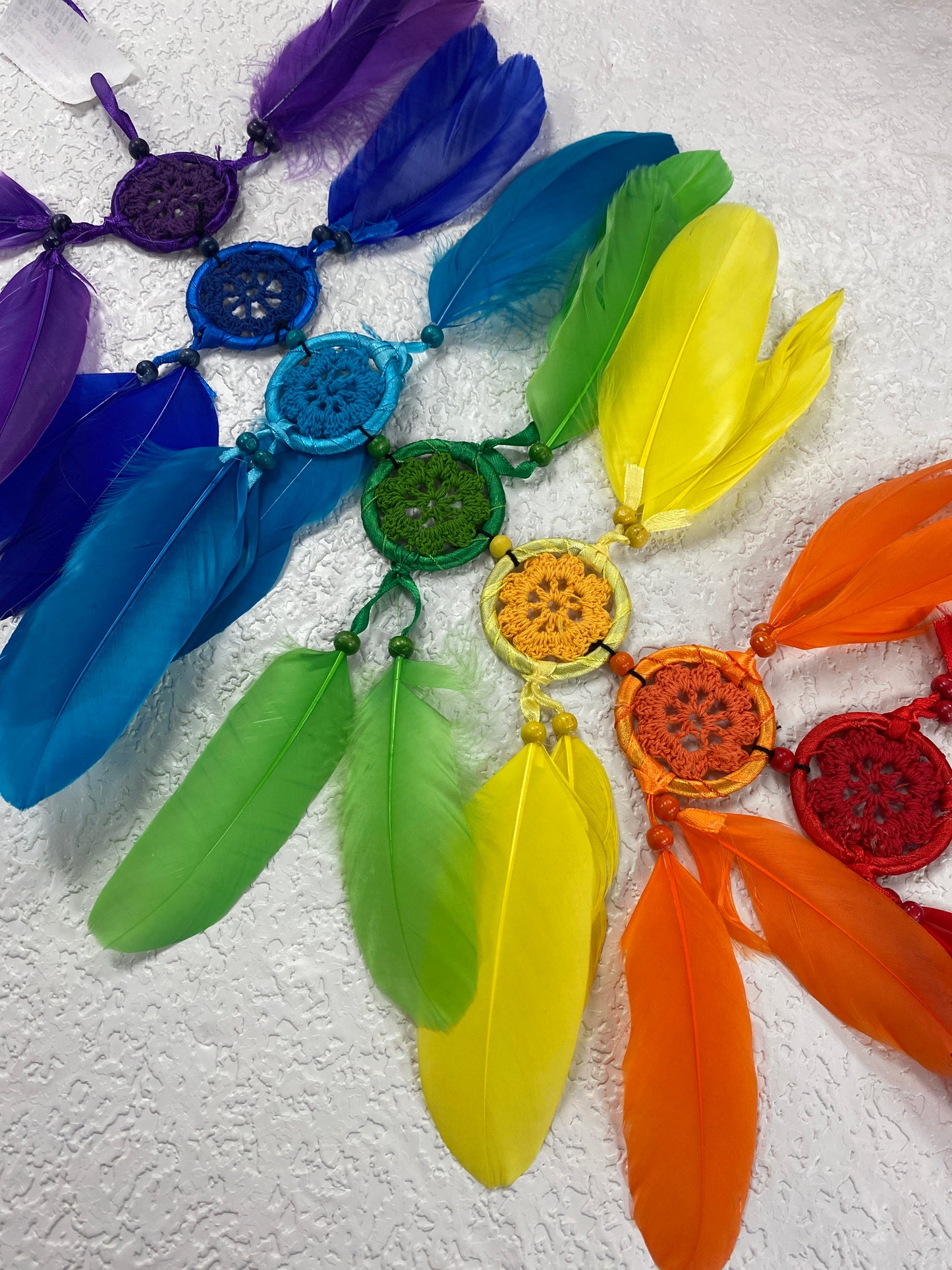 RAINBOW CIRCLES DREAM CATCHER