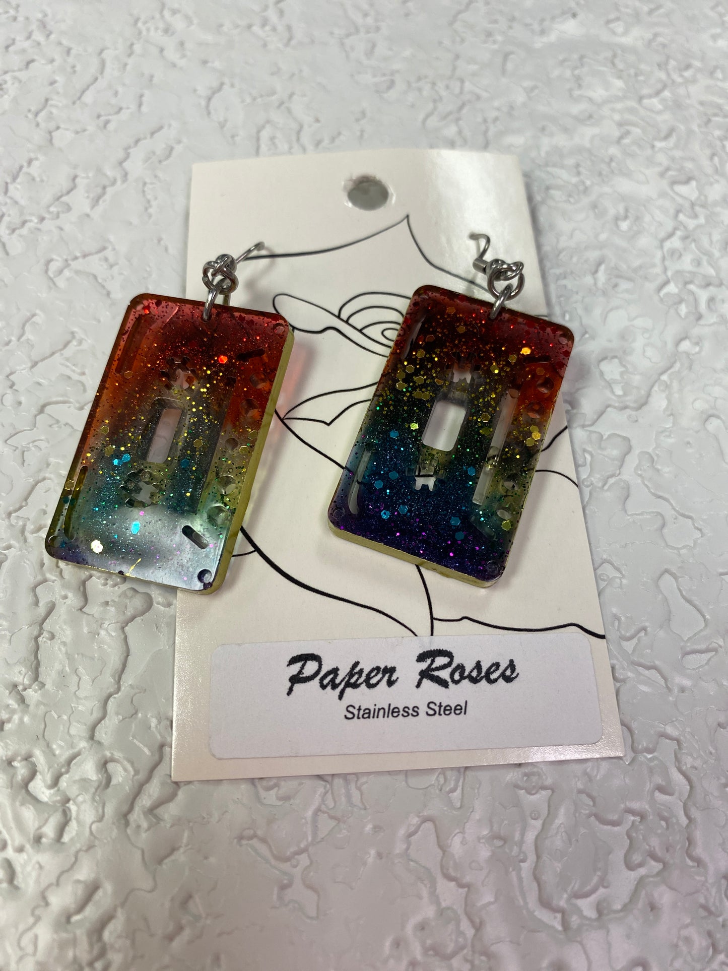 RAINBOW RETRO EARRINGS