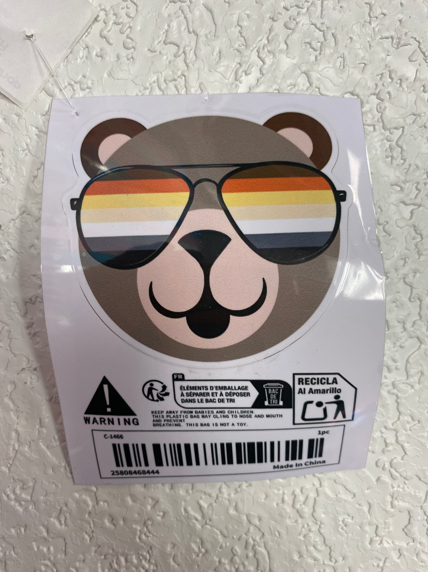 BEAR GAY PRIDE STICKER