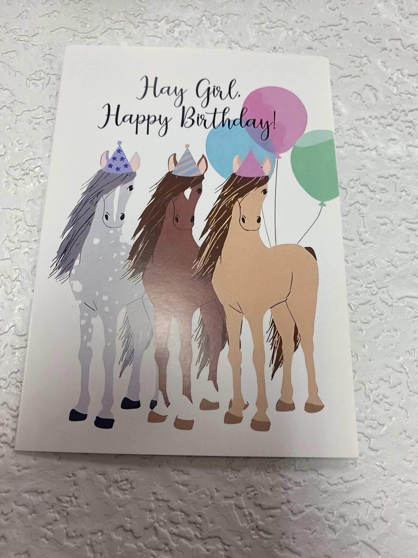 HORSE BIRTHDAY CARD