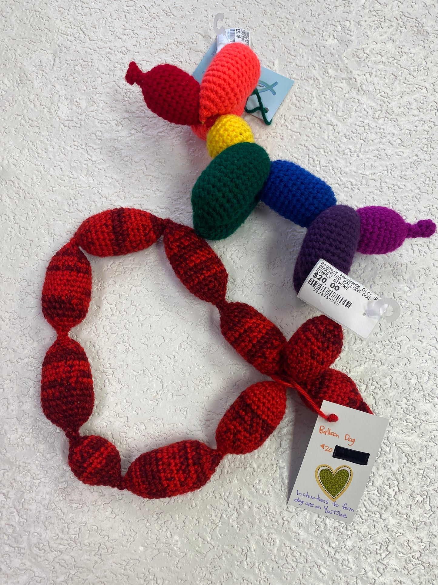 CROCHETED MAKE YOUR OWN BLLOON DOG