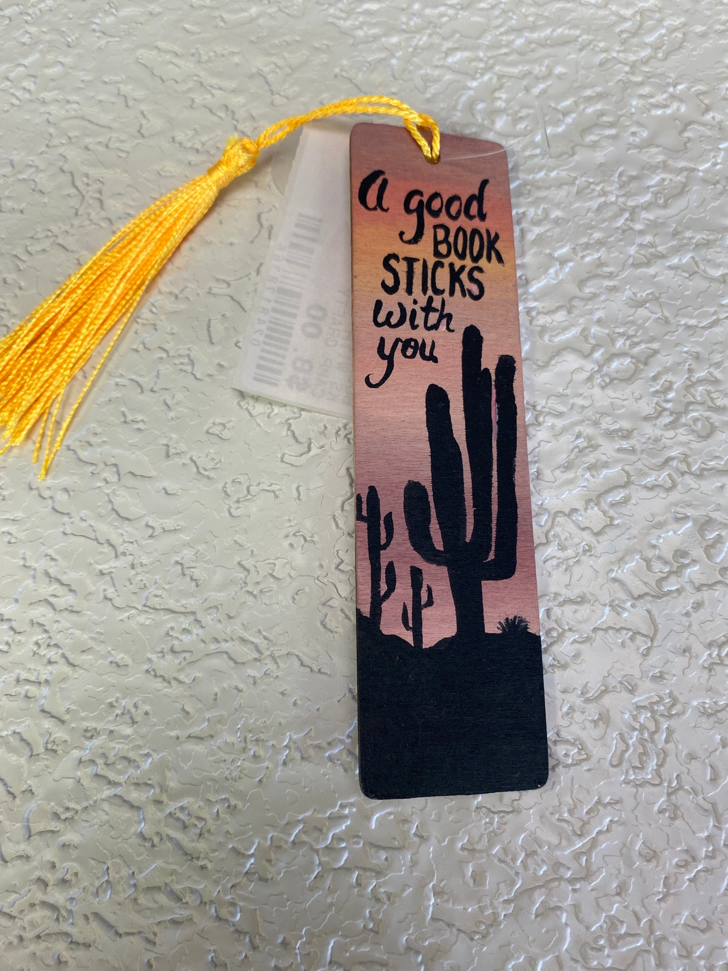 BOOK MARK A GOOD BOOK STICKS WITH YOU