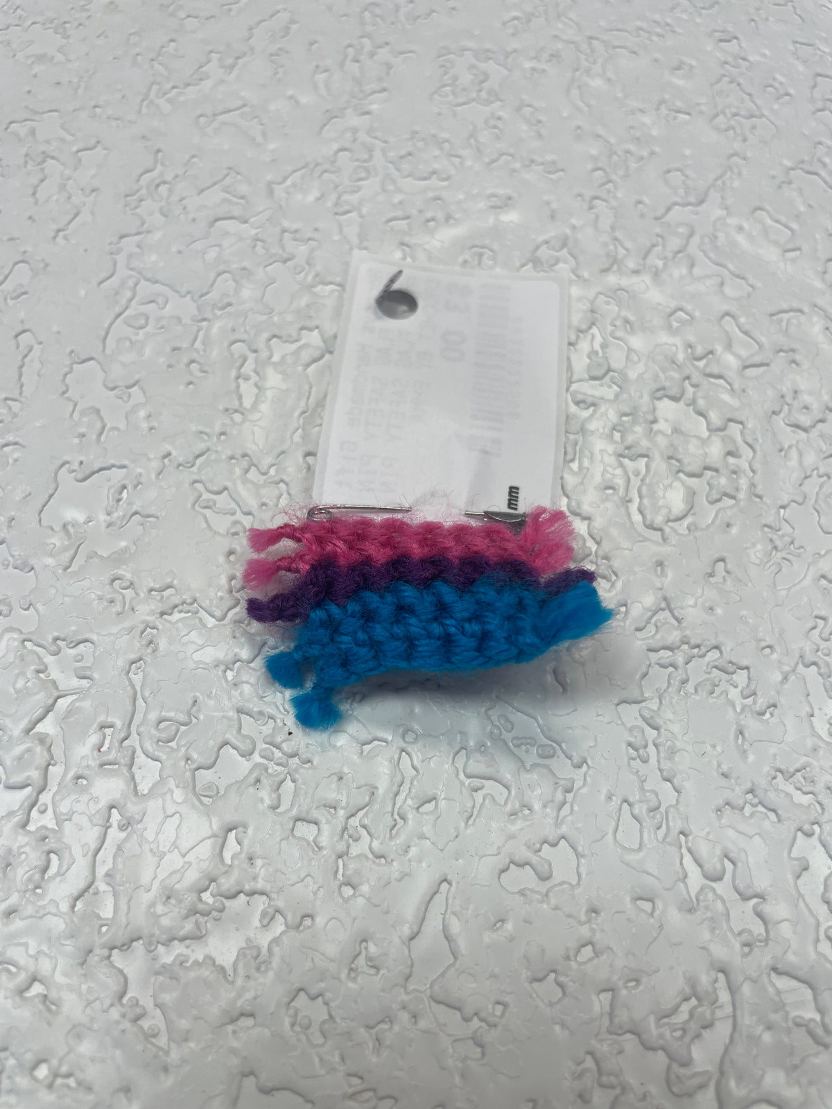 PRIDE FLAG SAFETY PIN